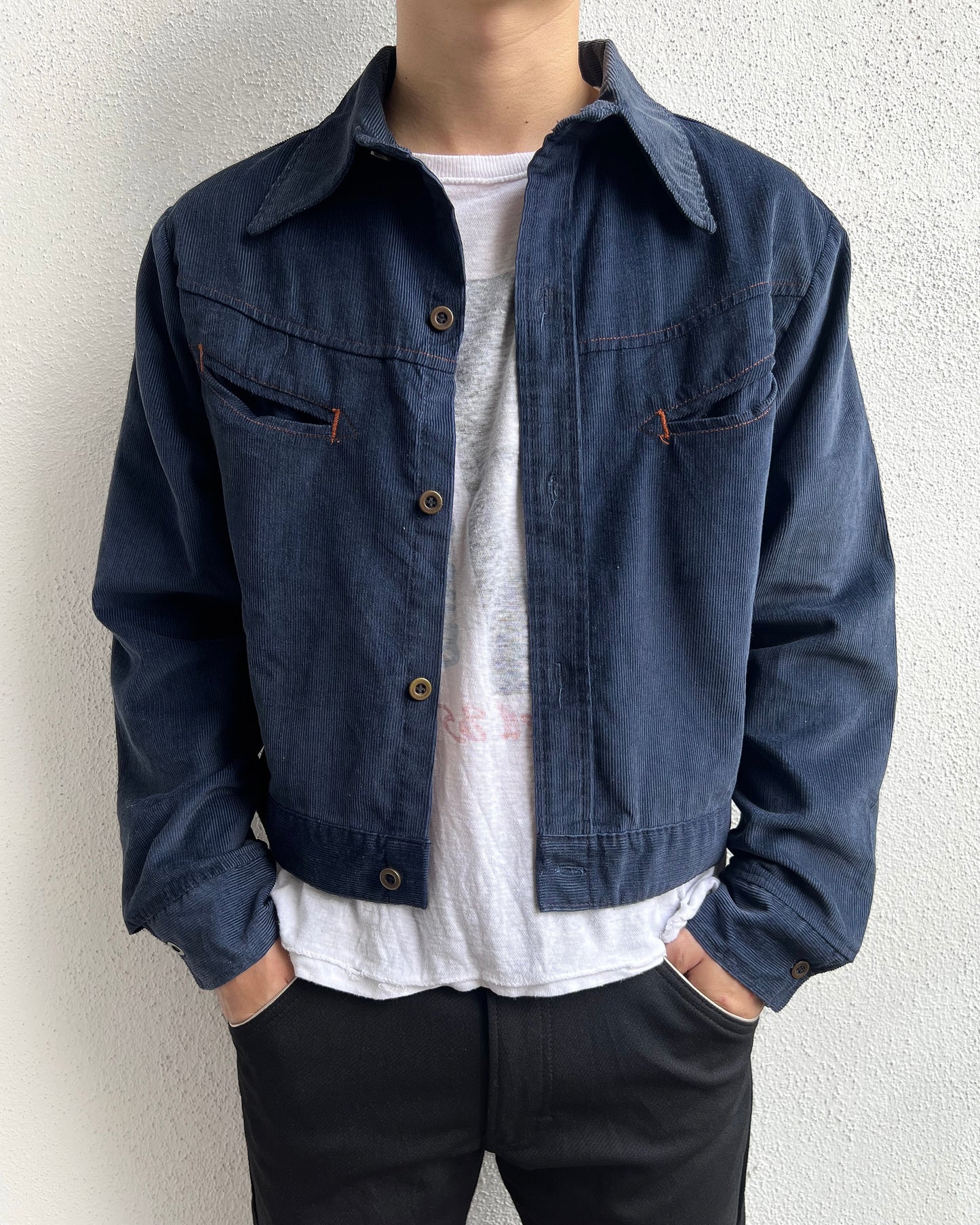 1970S LEVI'S PANATELA CORDUROY CROPPD JACKET (S-L)