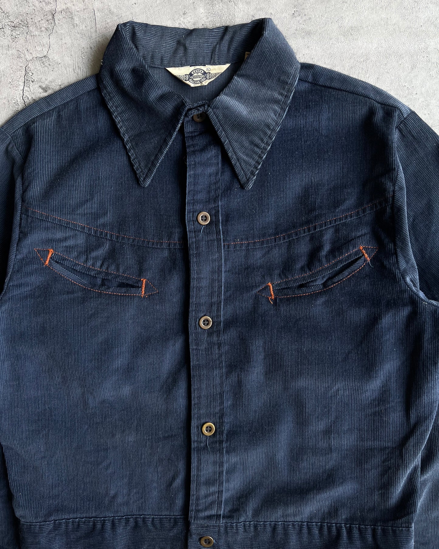 1970S LEVI'S PANATELA CORDUROY CROPPD JACKET (S-L)