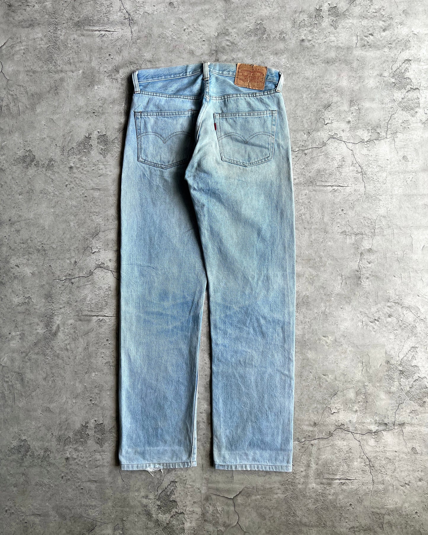 1970S FADED LEVI'S 501 REDLINE SELVEDGE JEANS (30X30)
