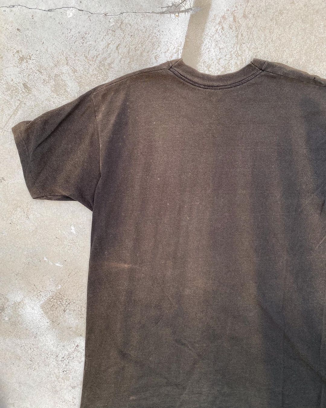 1980s Sun Faded Single Stitched Plain Tee