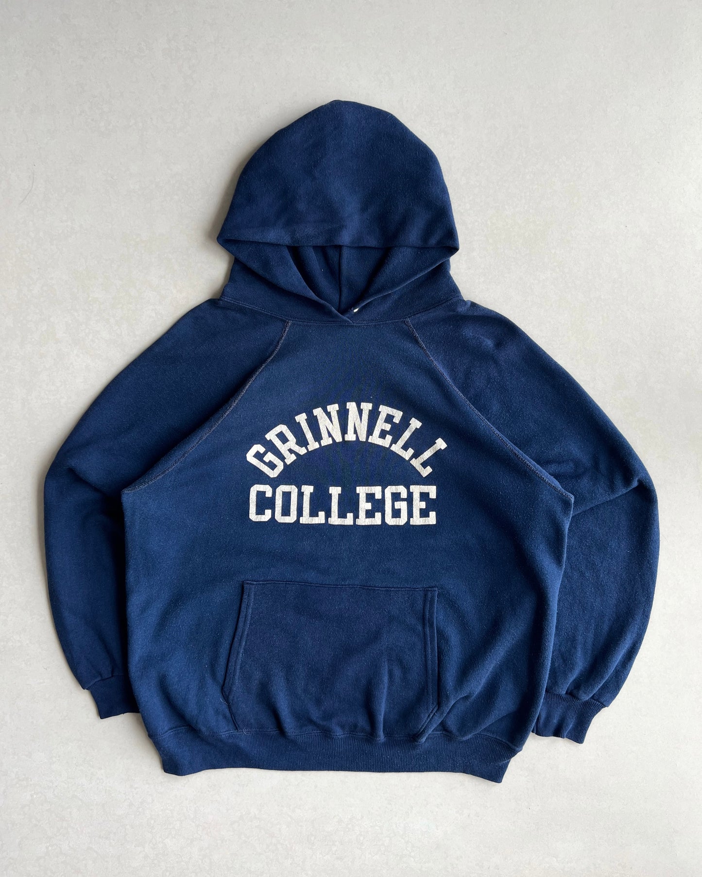 1960S 'GRINNELL COLLEGE' RAGLAN HOODIE (S-L)
