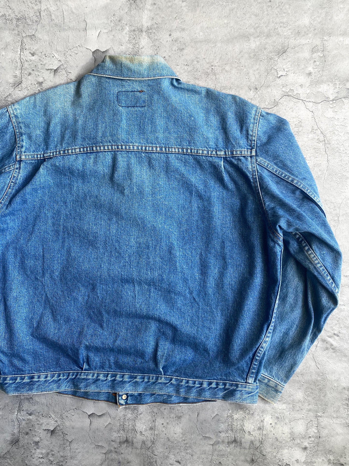 1980S FADED LEVI'S TYPE II DENIM JACKET (L/XL)