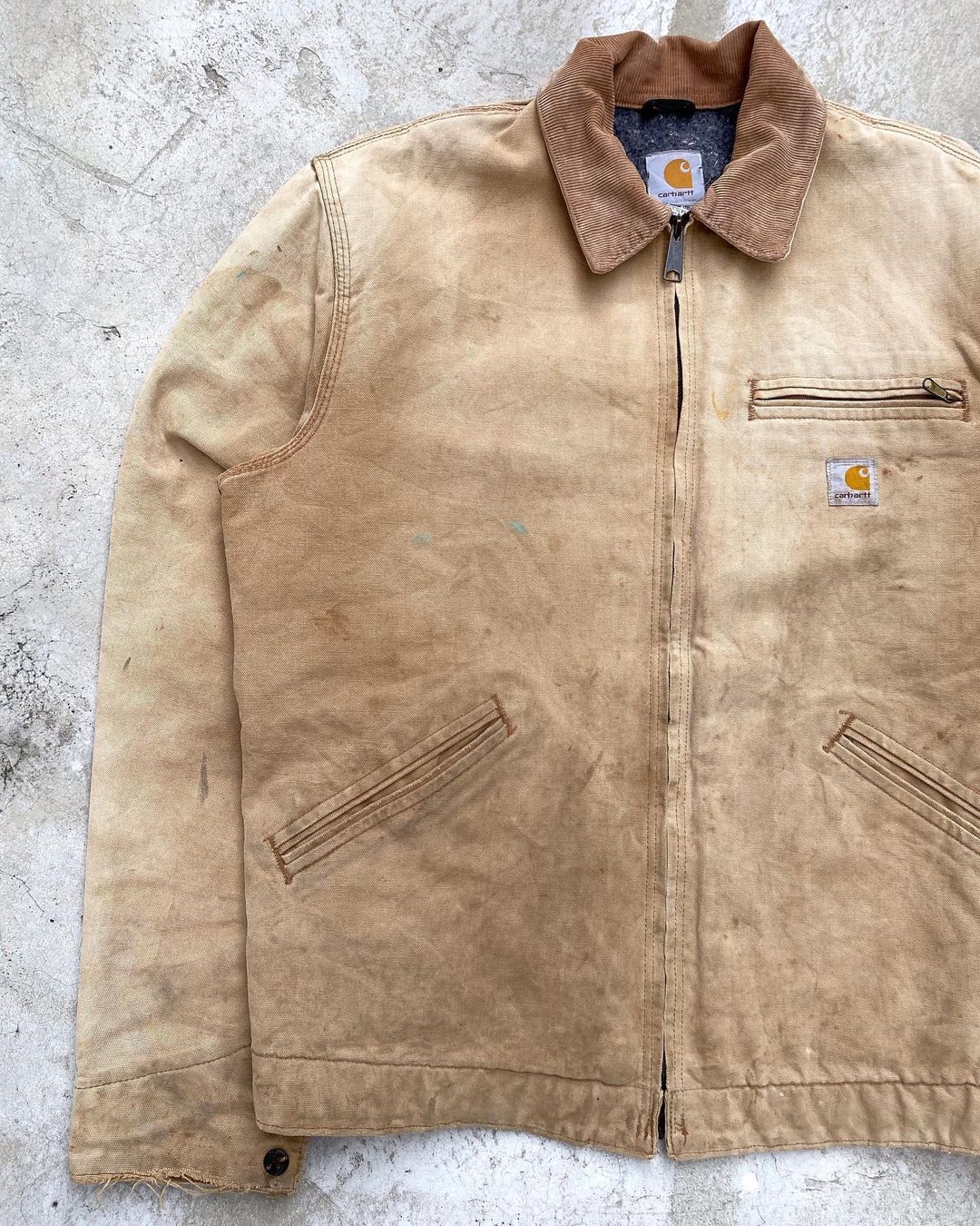 1990s Sun Faded Carhartt Detroit Jacket