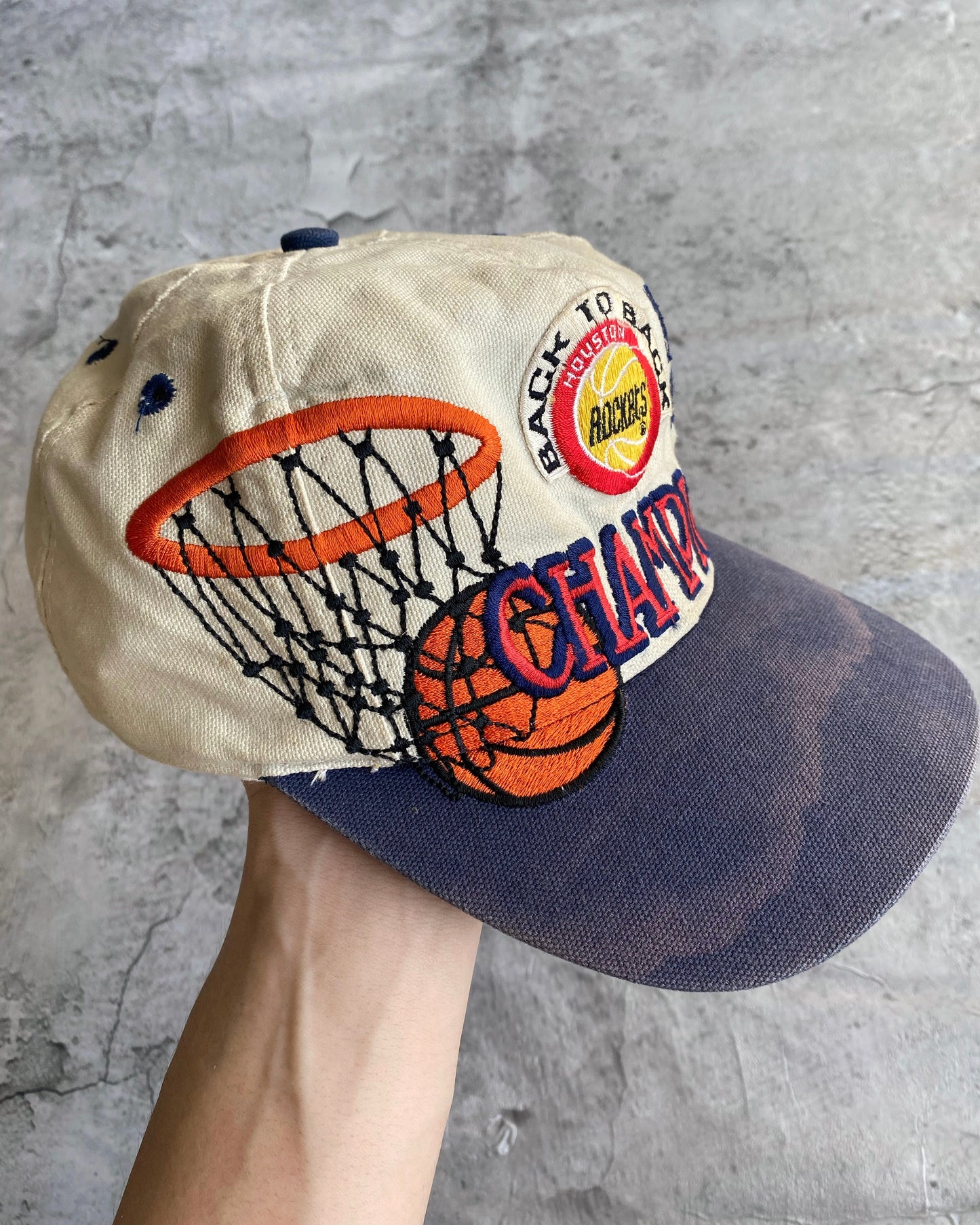 1995 HOUSTON ROCKET B2B CHAMPION HATS