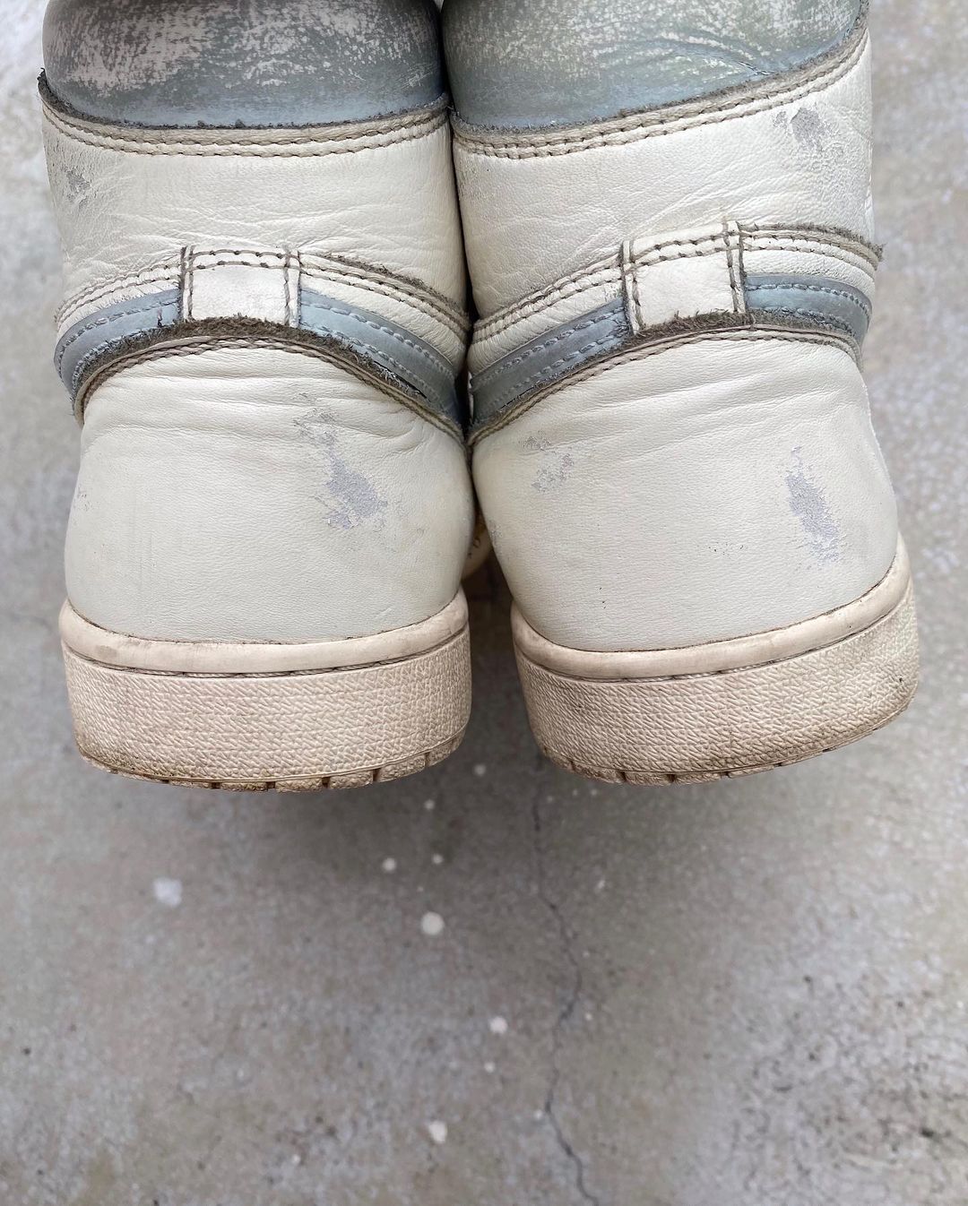 2017 AIR JORDAN 1 OG HIGH SAIL CUSTOM (GREY)