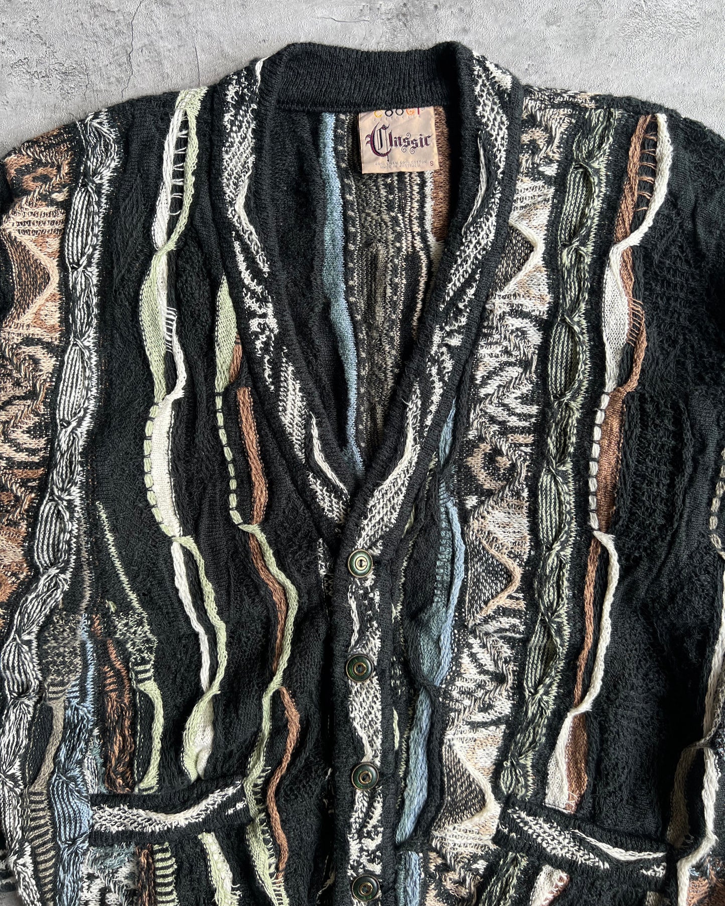 1990S COOGI CLASSIC KNIT CARDIGAN (S-L)