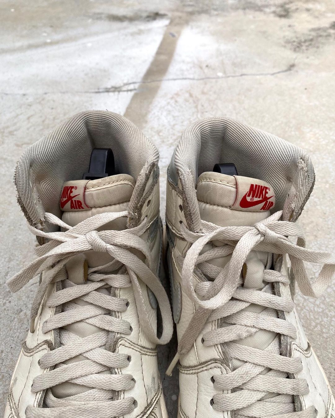 2017 AIR JORDAN 1 OG HIGH SAIL CUSTOM (GREY)