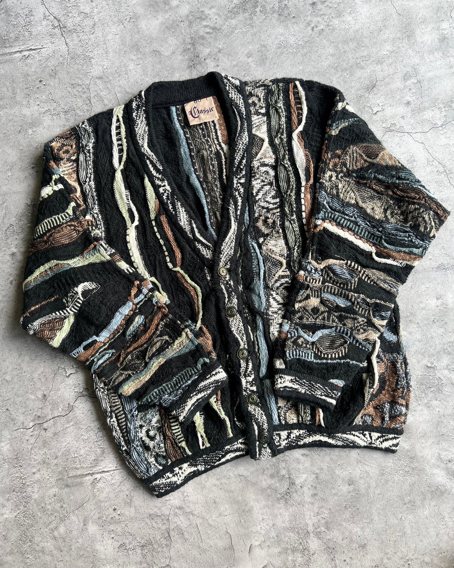 1990S COOGI CLASSIC KNIT CARDIGAN (S-L)