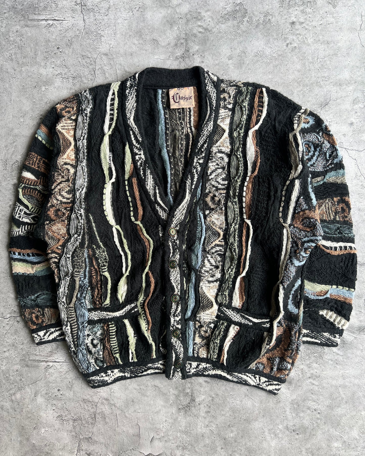1990S COOGI CLASSIC KNIT CARDIGAN (S-L)