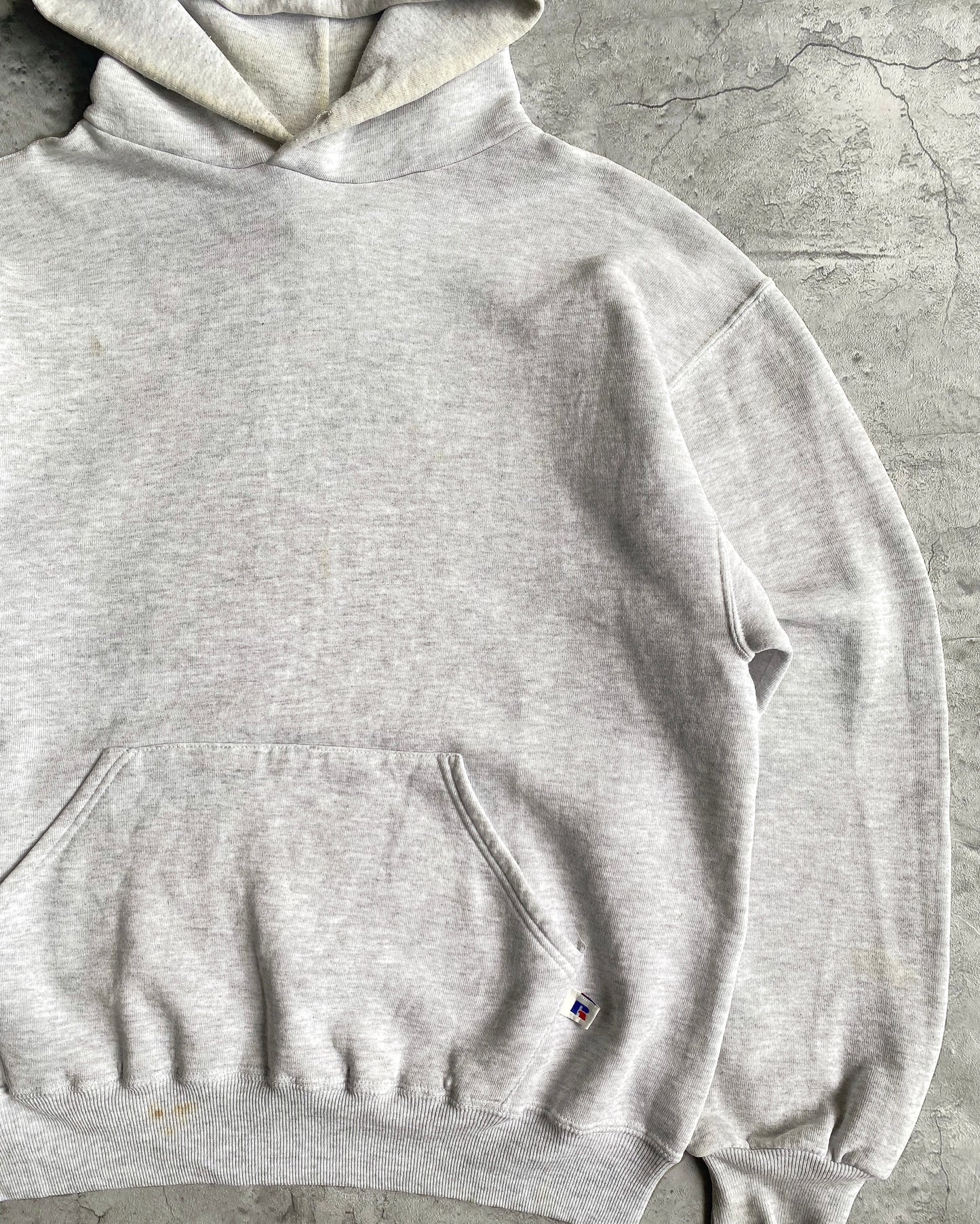 1990S RUSSELL LIGHT GREY HOODIE (M)
