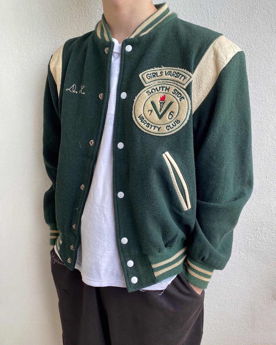 1976 “GIRLS VARSITY CLUB” VARSITY JACKET (M/L)