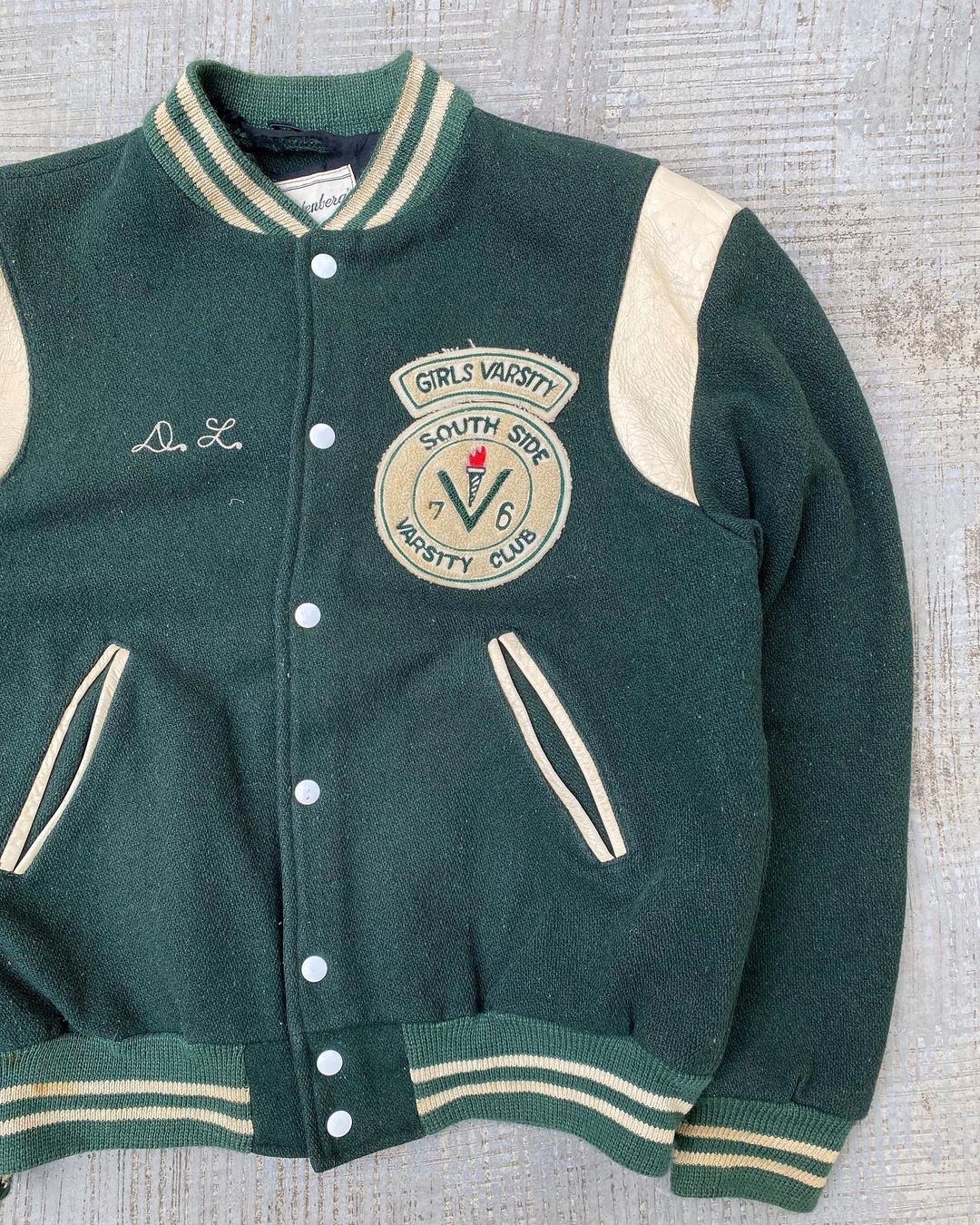 1976 “GIRLS VARSITY CLUB” VARSITY JACKET (M/L)