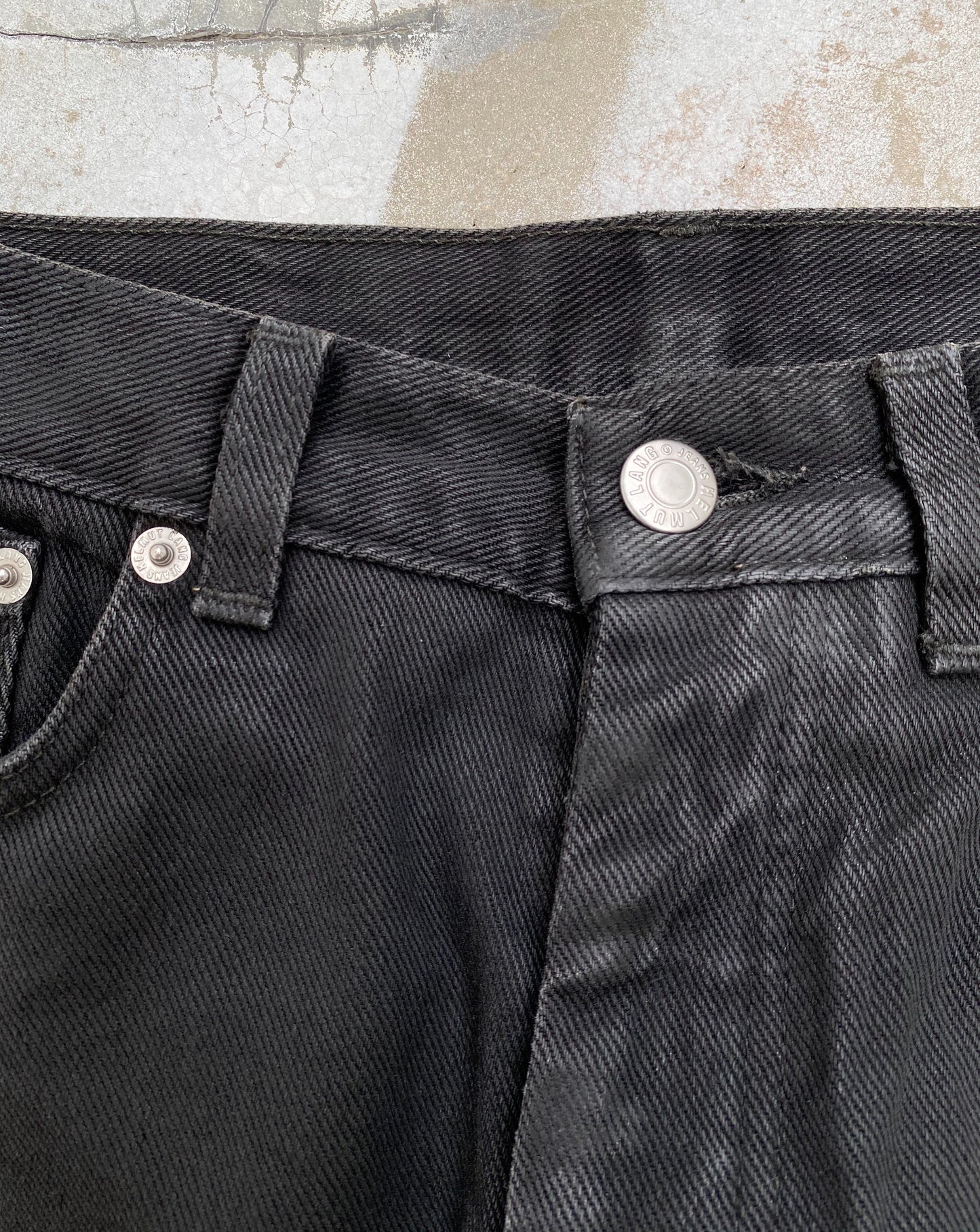 1999 Helmut Lang Waxed Jeans