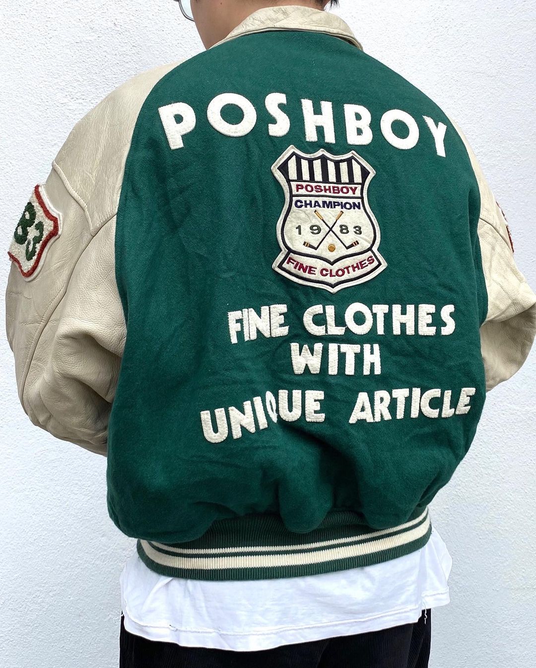 1983 POSH BOY LETTERMAN VARSITY JACKET (L/XL)