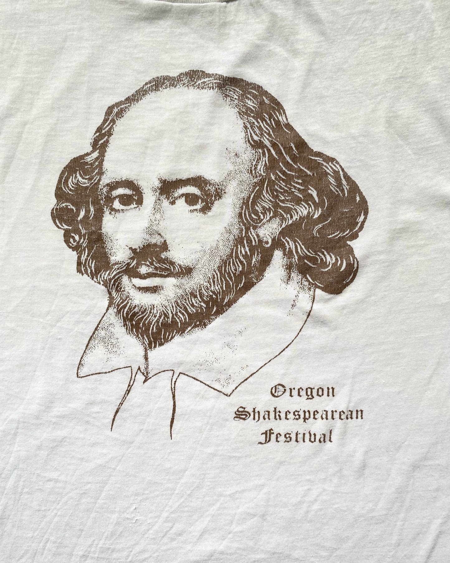 1980S 'OREGON SHAKESPEARE FESTIVAL' PORTRAIT GRAPHIC TEE (S/M)