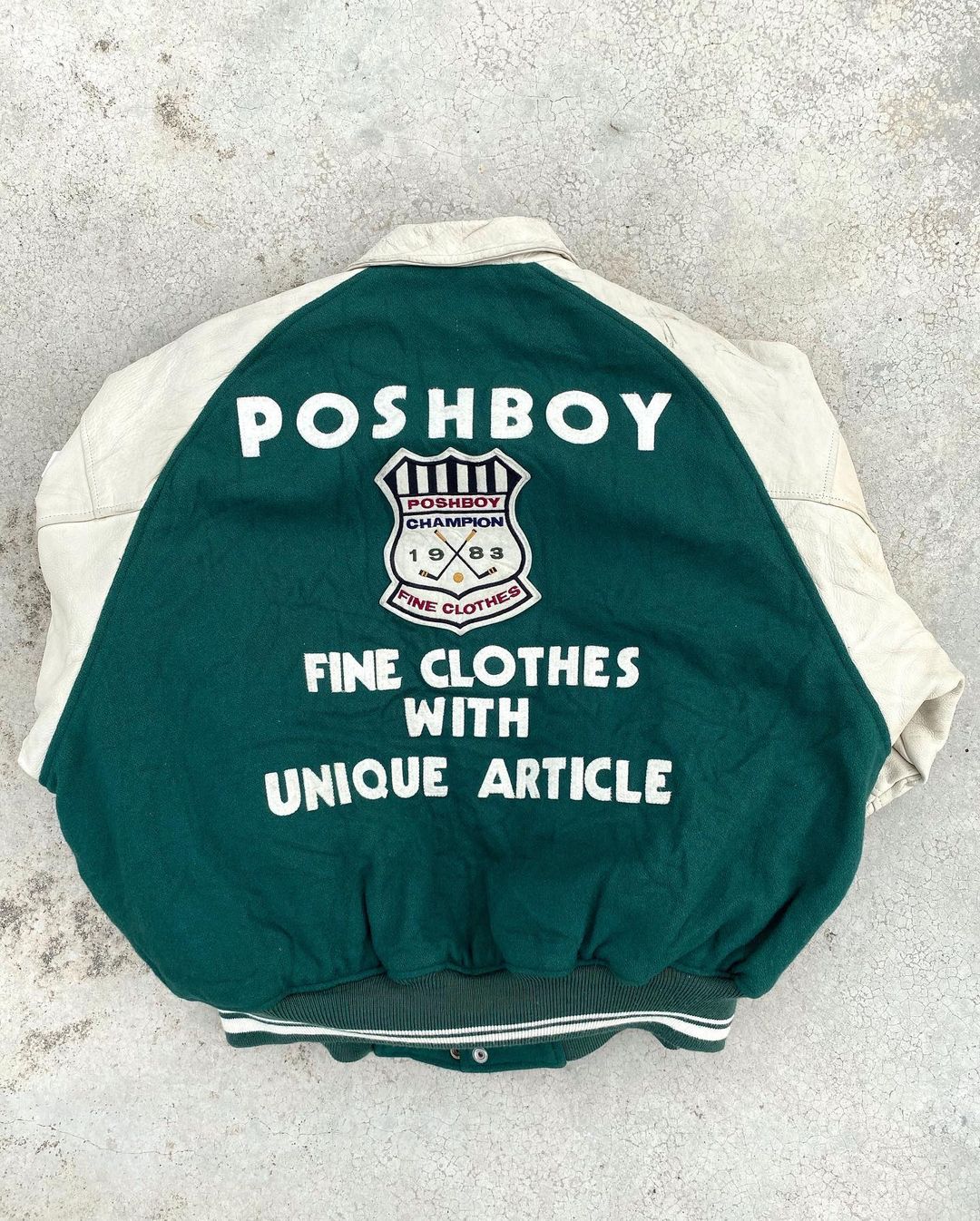 1983 POSH BOY LETTERMAN VARSITY JACKET (L/XL)