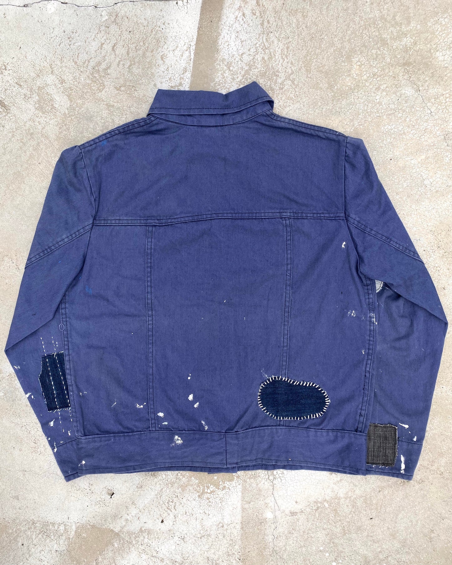 1980S PATCHED/PAINTED FRENCH WORKWEAR (S/M)