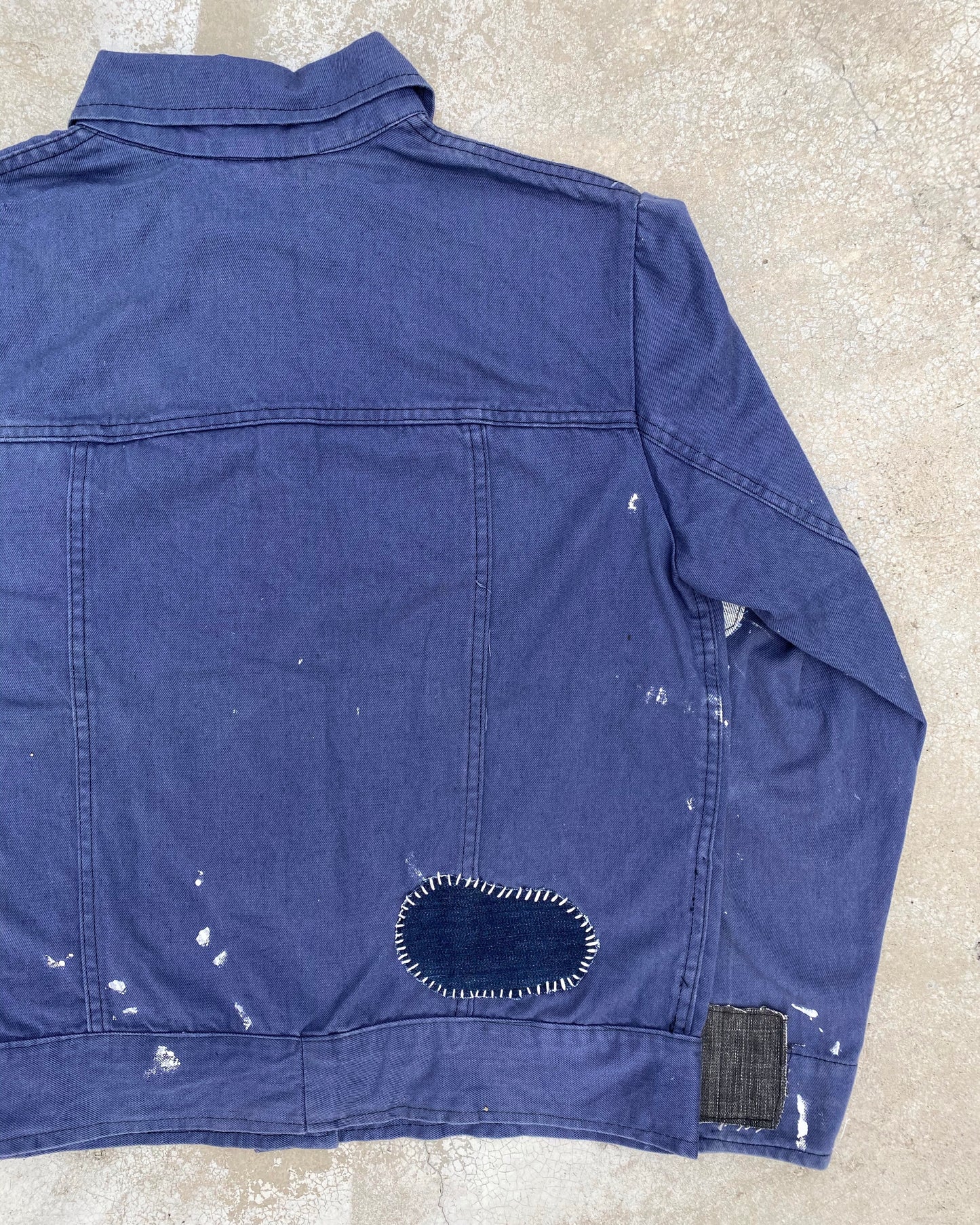 1980S PATCHED/PAINTED FRENCH WORKWEAR (S/M)