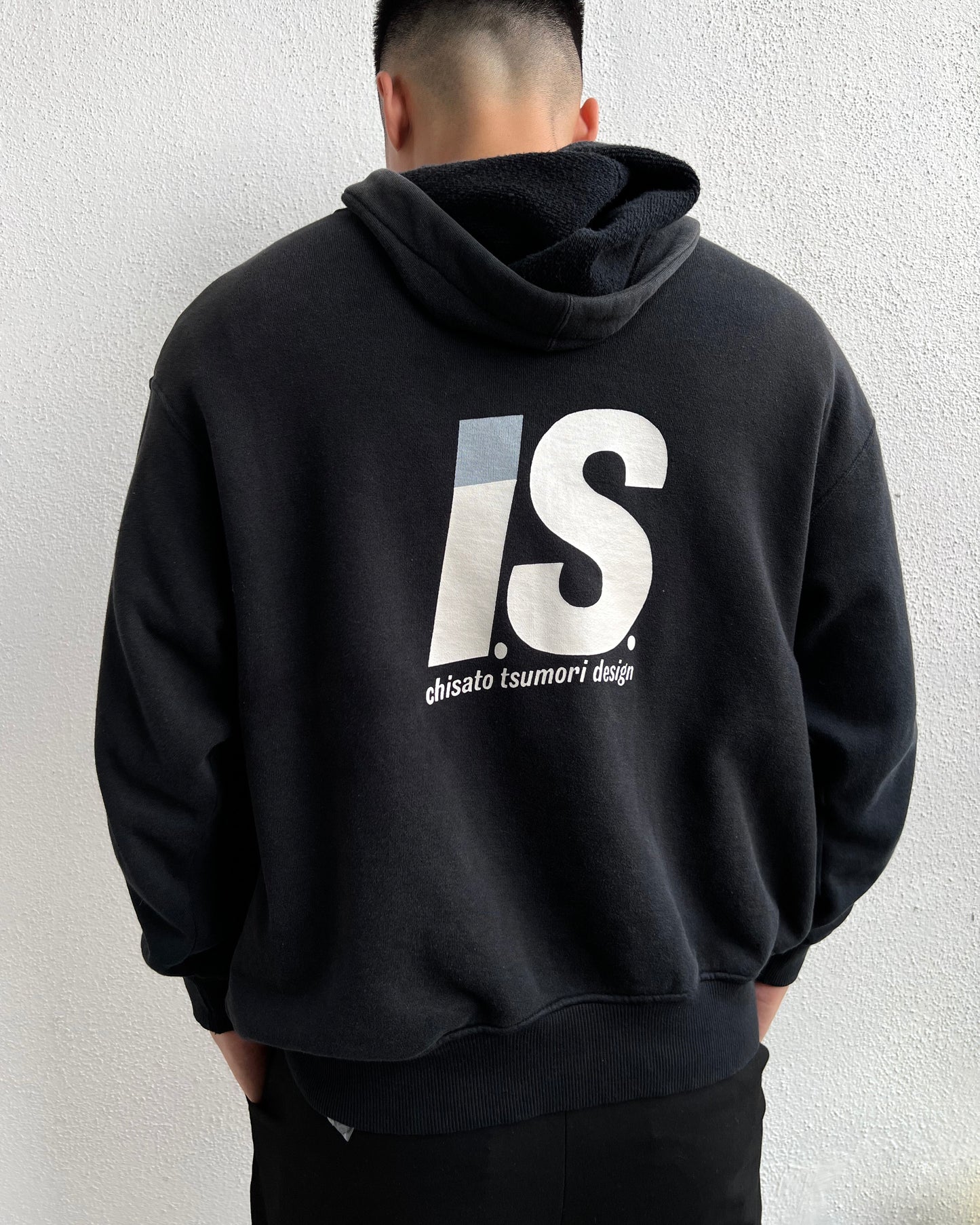 1990S BLACK ISSEY MIYAKE TSUMORI CHISATO ZIP-UP HOODIE (M/L)