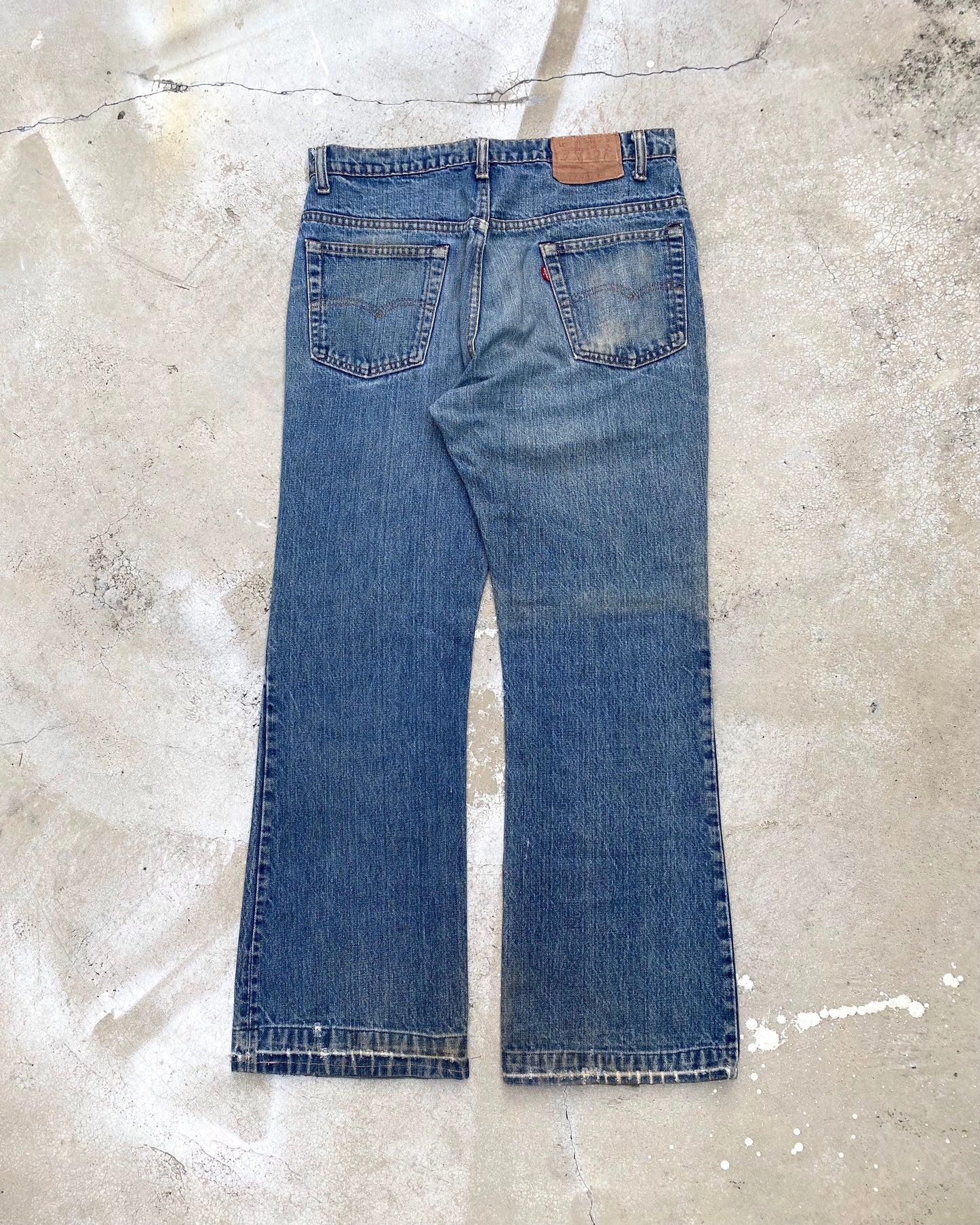 1970S LEVI'S 517 RELEASED HEM FLARED JEANS (34X30)