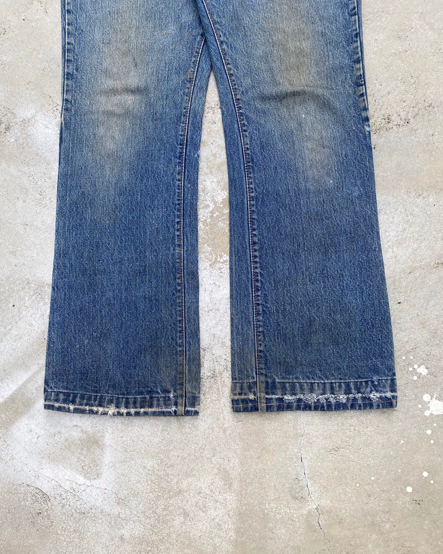 1970S LEVI'S 517 RELEASED HEM FLARED JEANS (34X30)