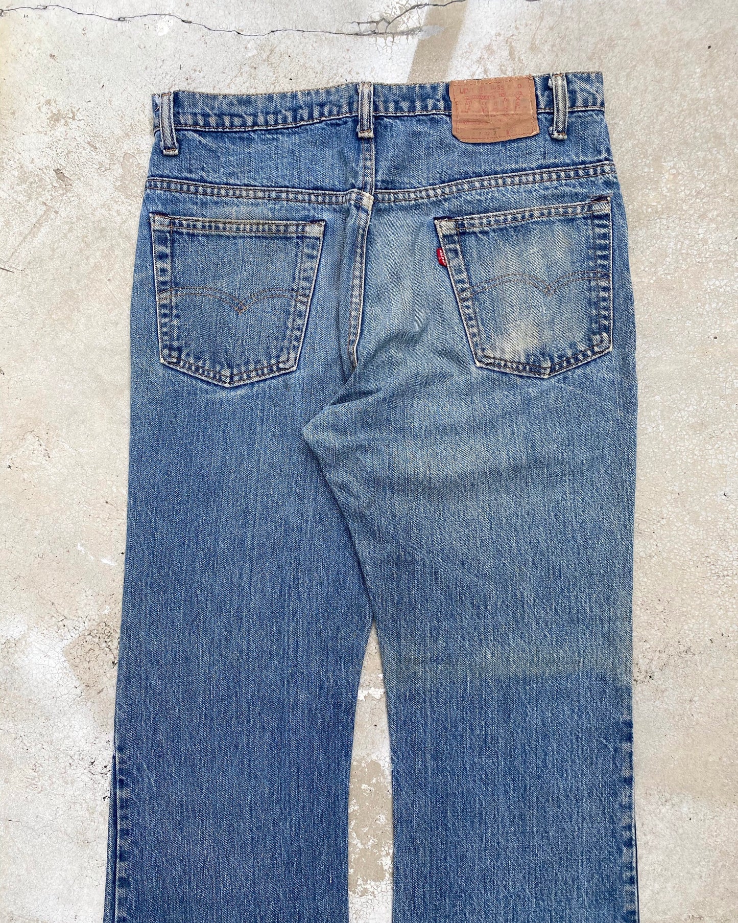 1970S LEVI'S 517 RELEASED HEM FLARED JEANS (34X30)