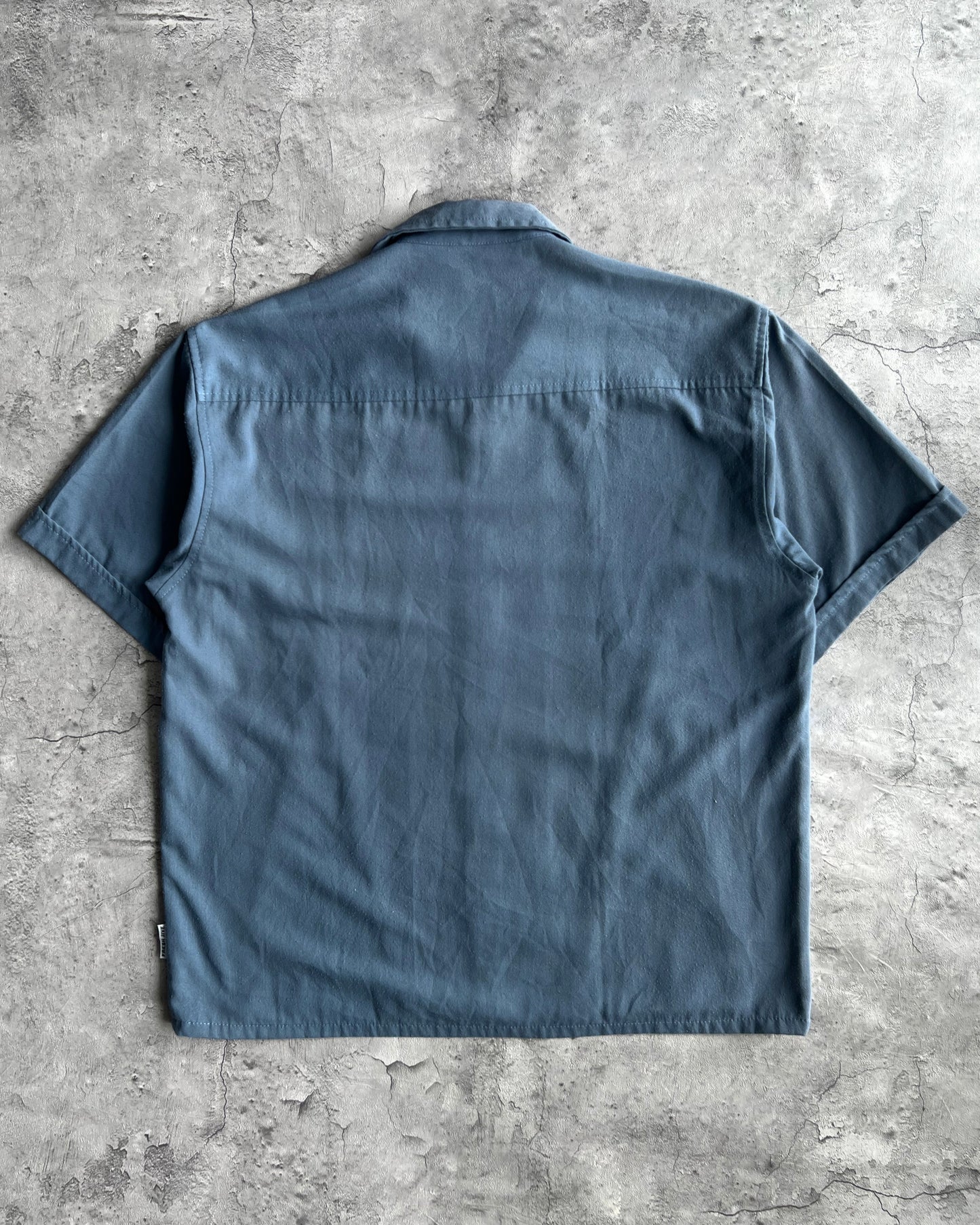 1970S FRESHJIVE LOOP COLLAR ROCKABILLY SHIRT (M/L)