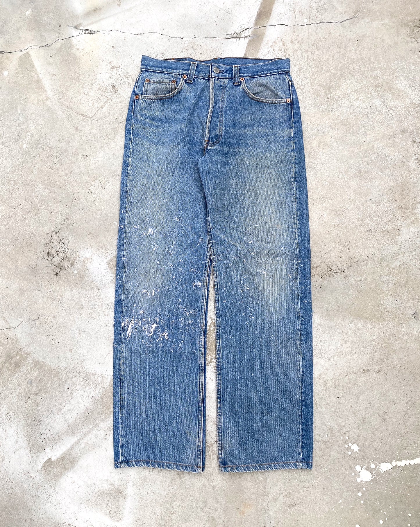 1980s Levi’s 501 Two-tone Distress Jeans