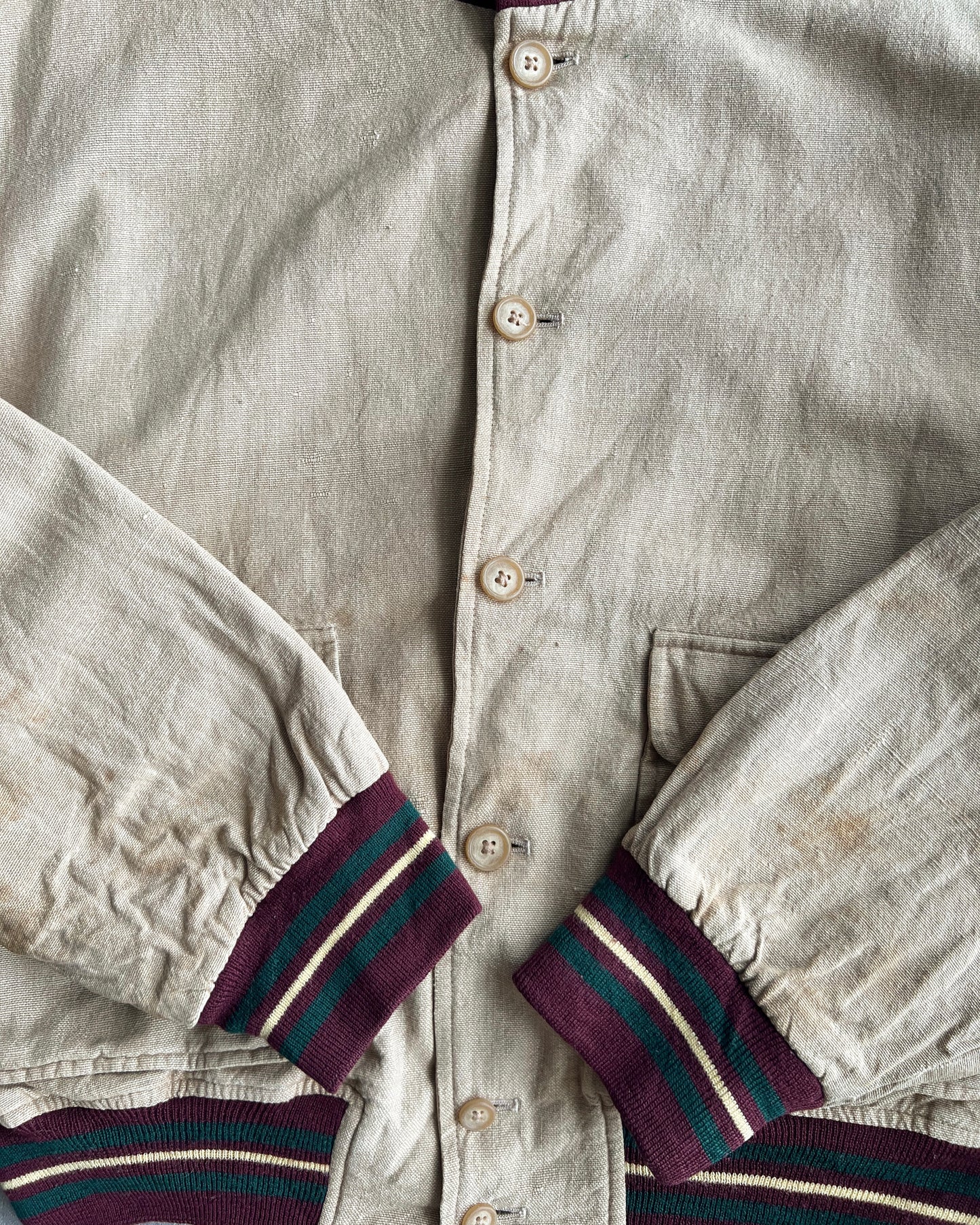1990S RALPH LAUREN DOUBLE POCKET CROPPED JACKET (L)