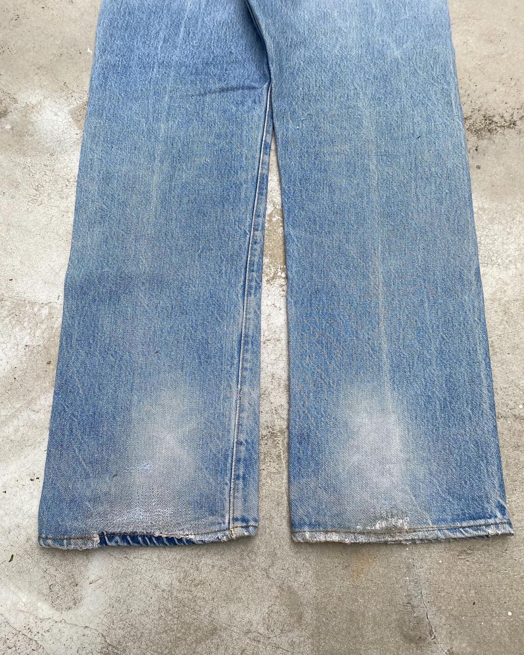 1980s Levi's 501 Sashiko Patch Selvedge Jeans