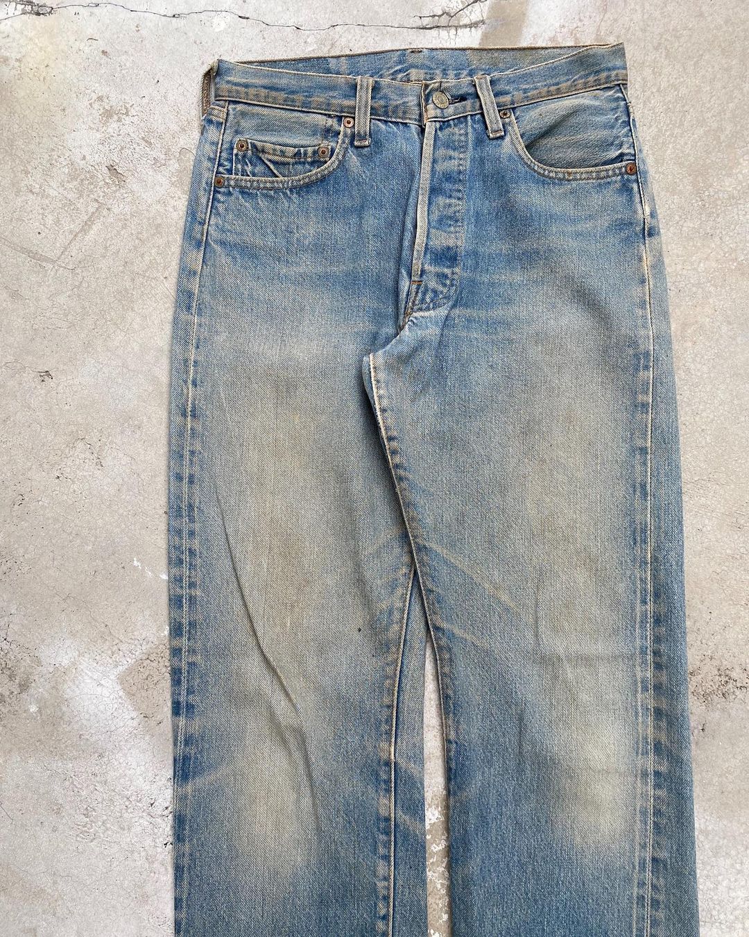 1980s Levi’s 501 Mud Wash Selvedge Jeans