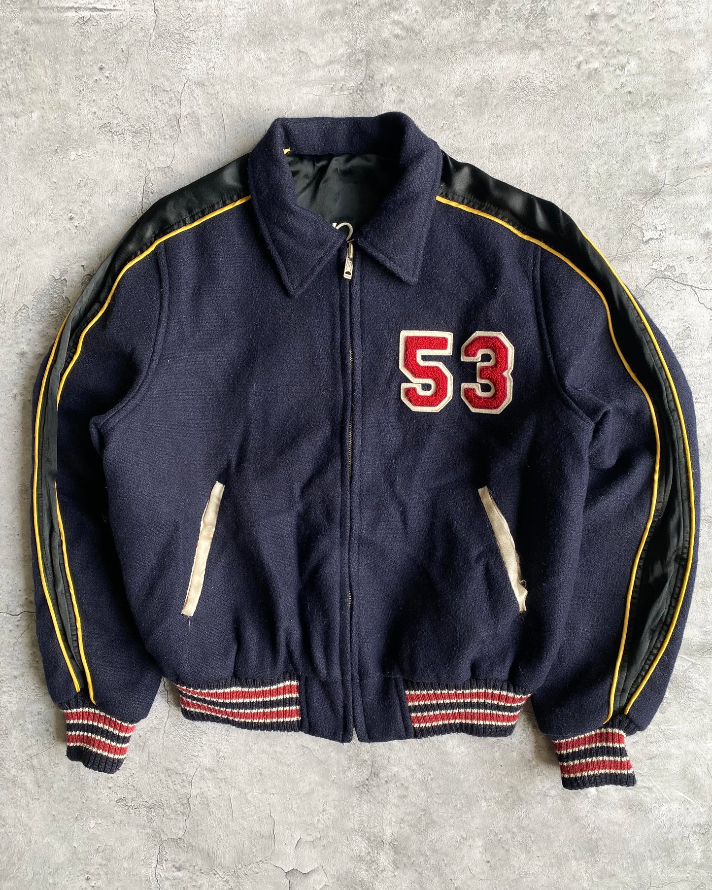 1990S/2000S REVERSIBLE VARSITY/SUKAJAN JACKET (M)