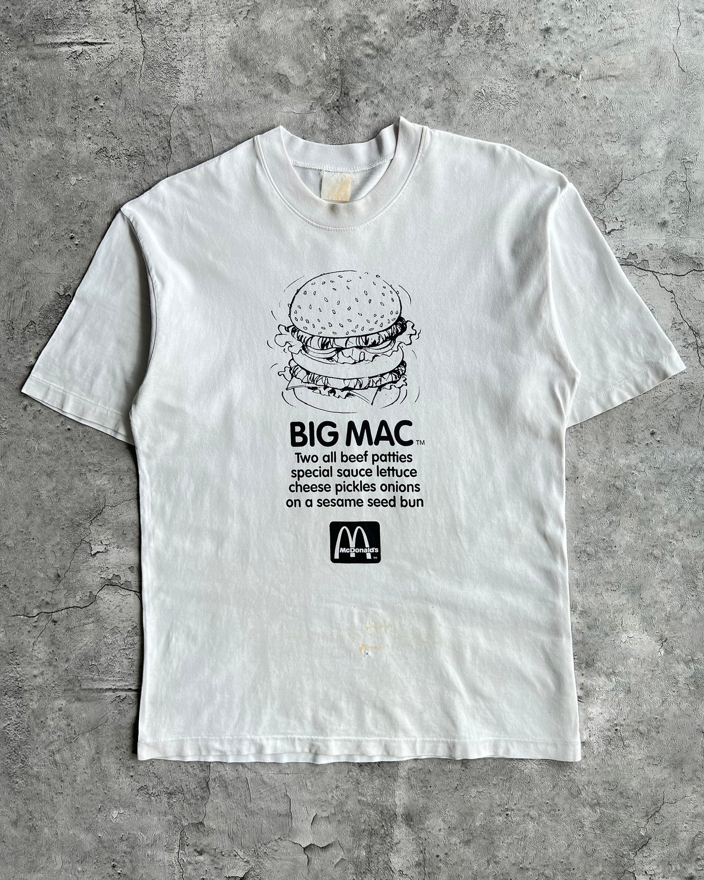 1990S BIG MAC MCDONALD SINGLE STITCH TEE (L)
