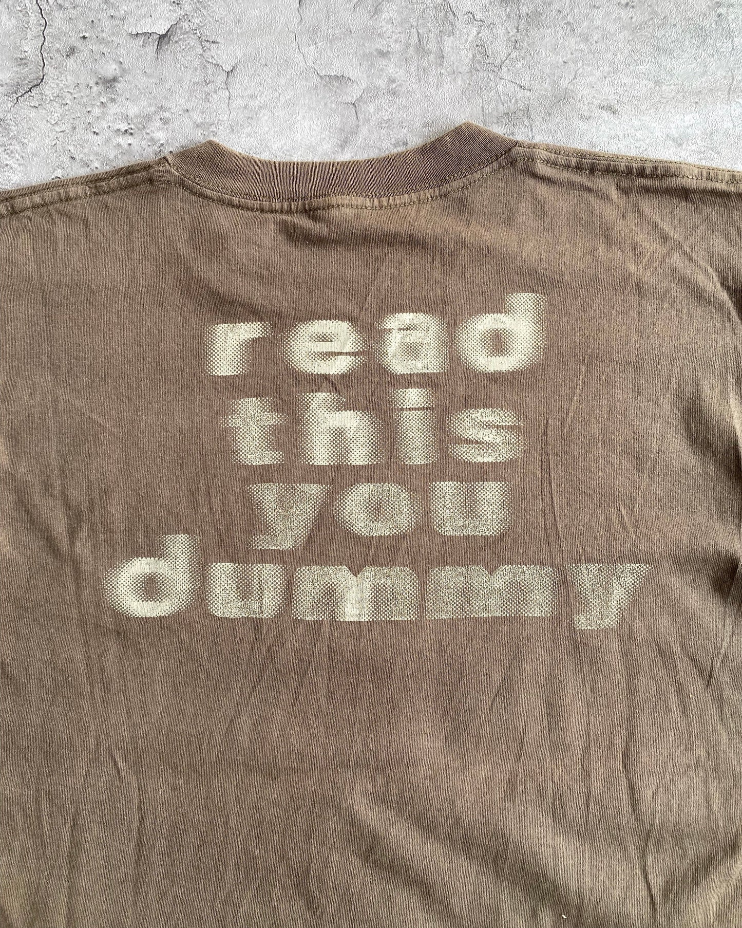 1990S 'READ THIS YOU DUMMY' TEE (M)