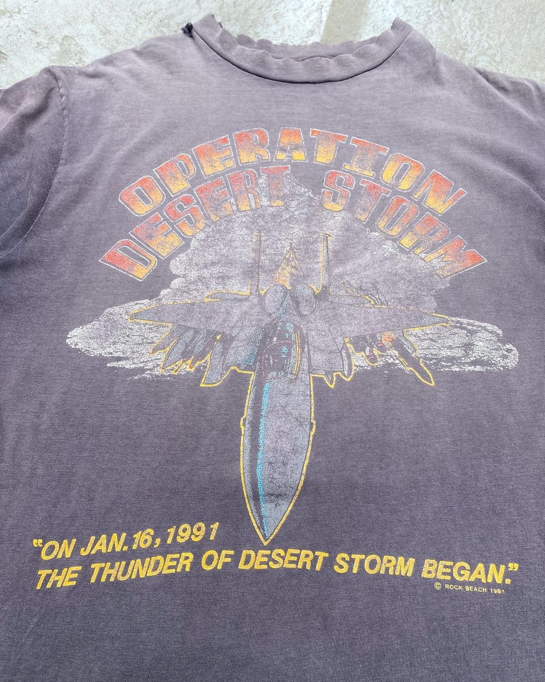 1991 ‘Operation Desert Storm’ Sun Faded Tee