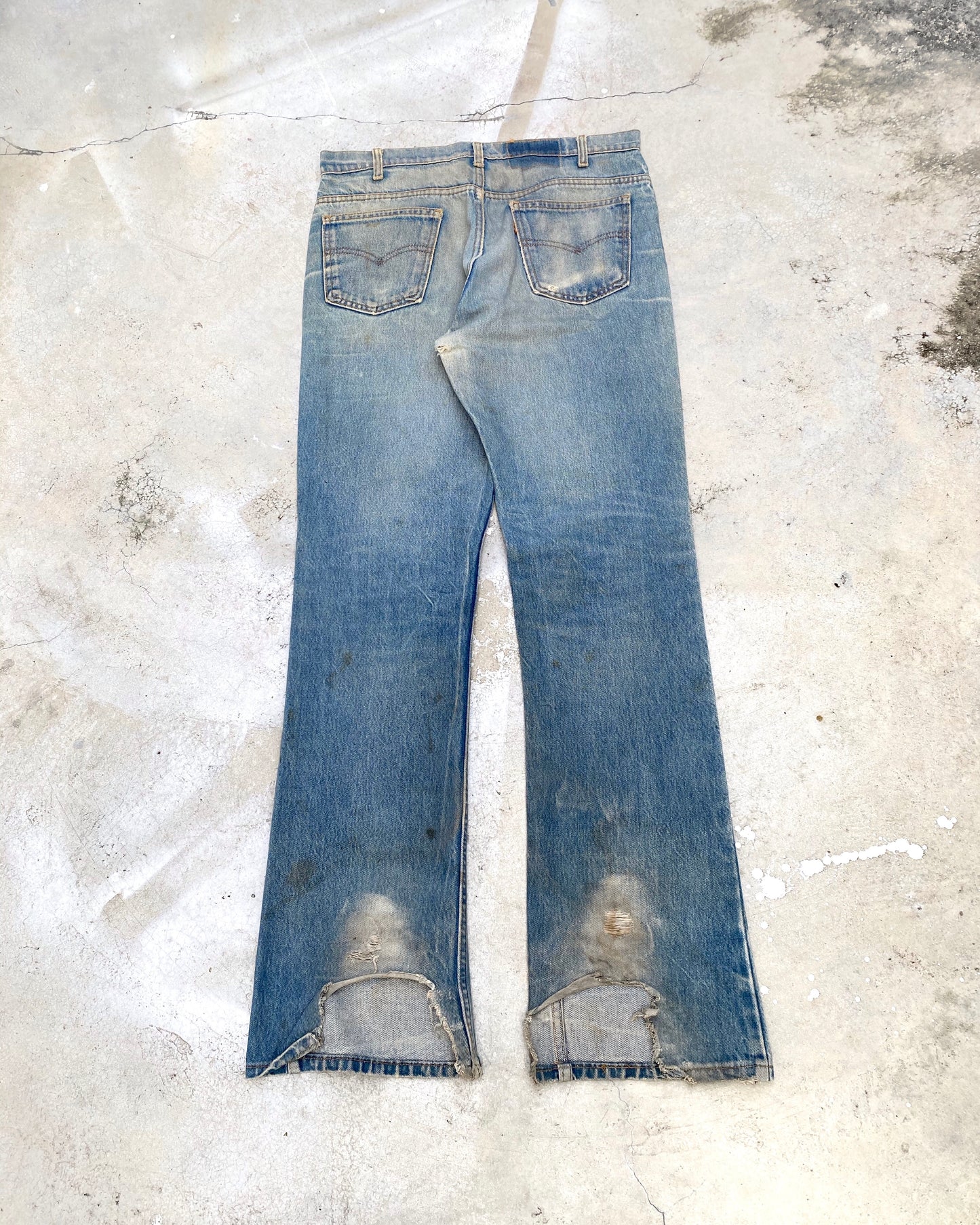1980s Levi’s 517 Mud Washed Flare Jeans