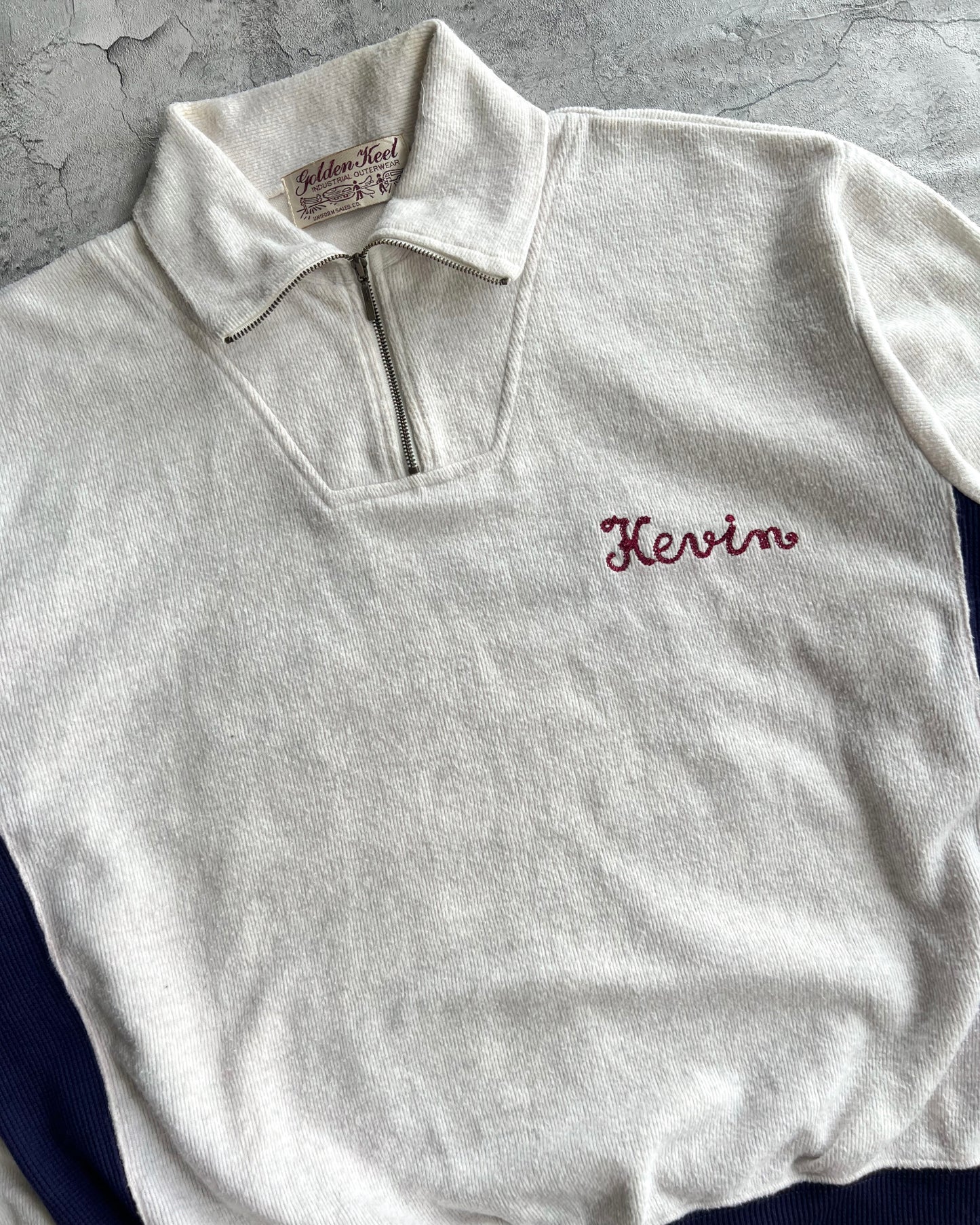 1990S/2000S 'ELLIMOZ VILLAGE' QUARTER ZIP SWEATSHIRT (S-L)