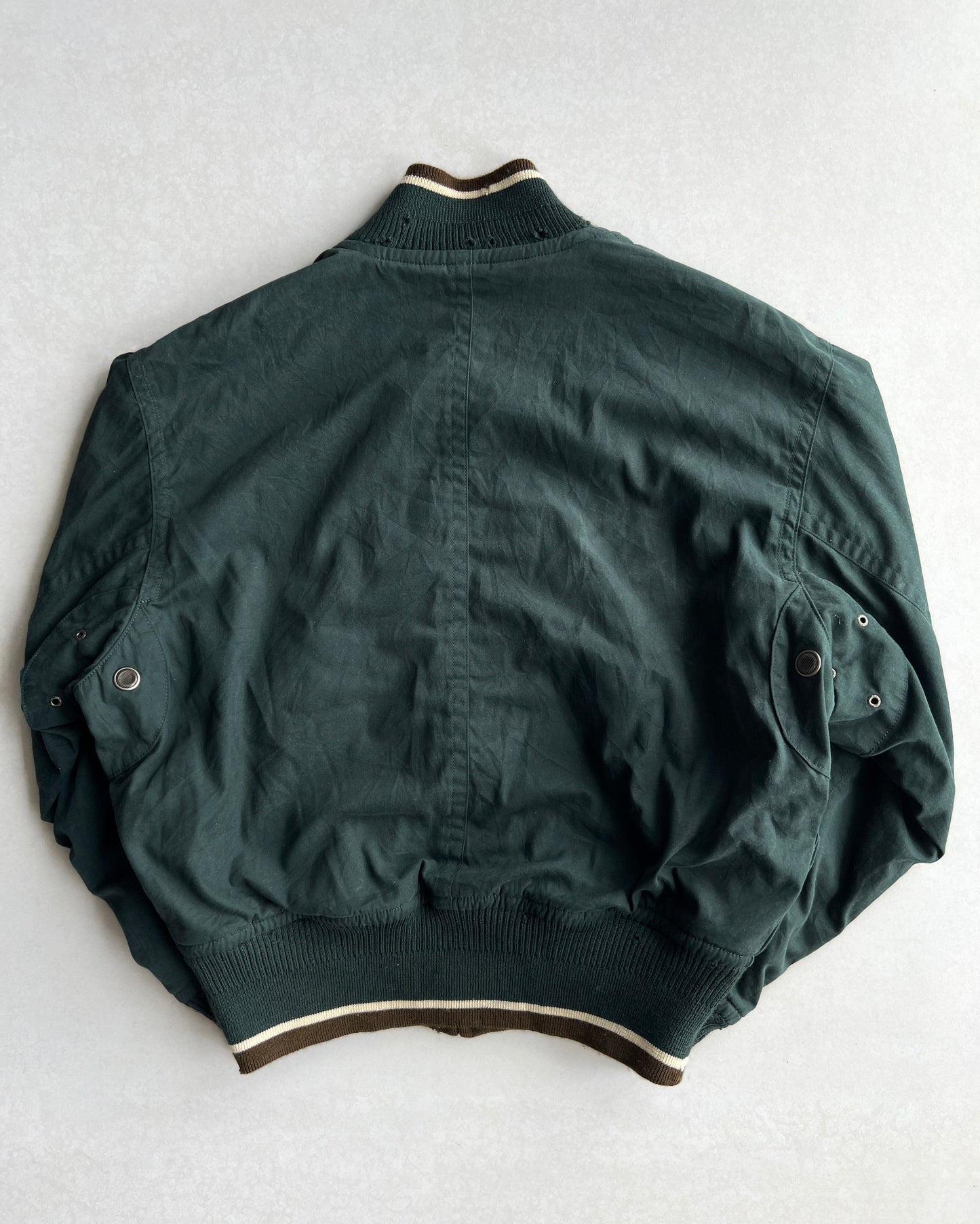 1990S JAPANESE BRAND REVERSIBLE BOMBER JACKET (M/L)