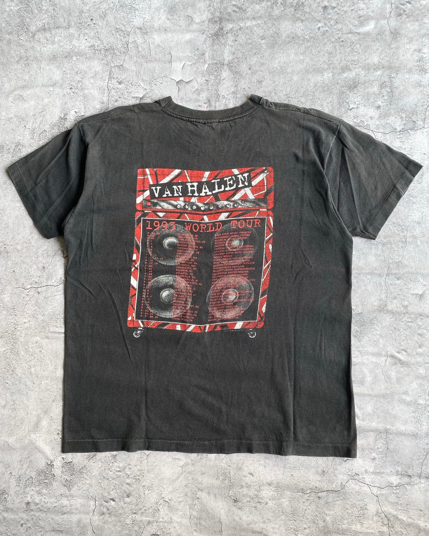 1993 VAN HALEN LIVE WORLD TOUR TEE (XL)