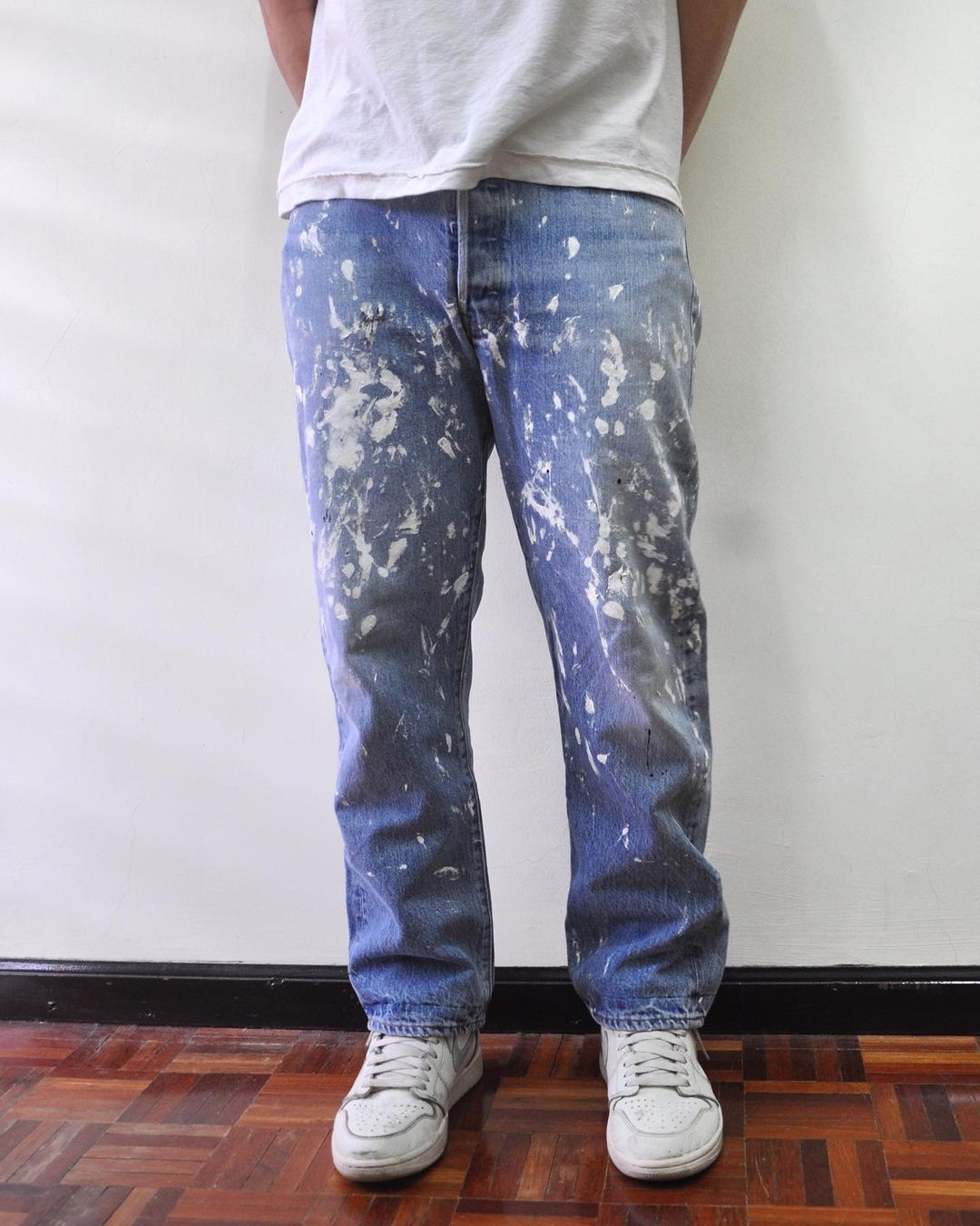 1980s Levi’s 501 Painted Jeans