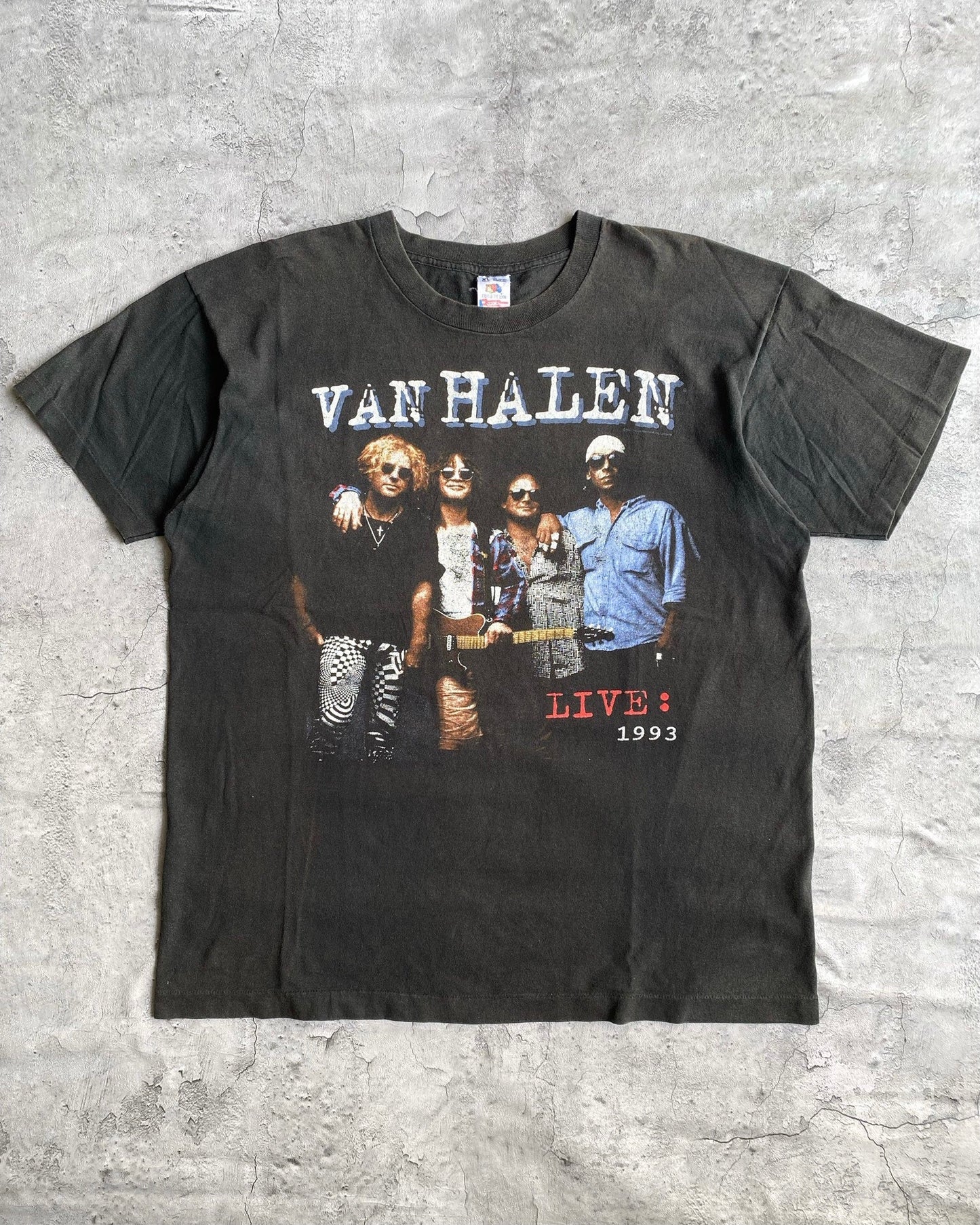 1993 VAN HALEN LIVE WORLD TOUR TEE (XL)