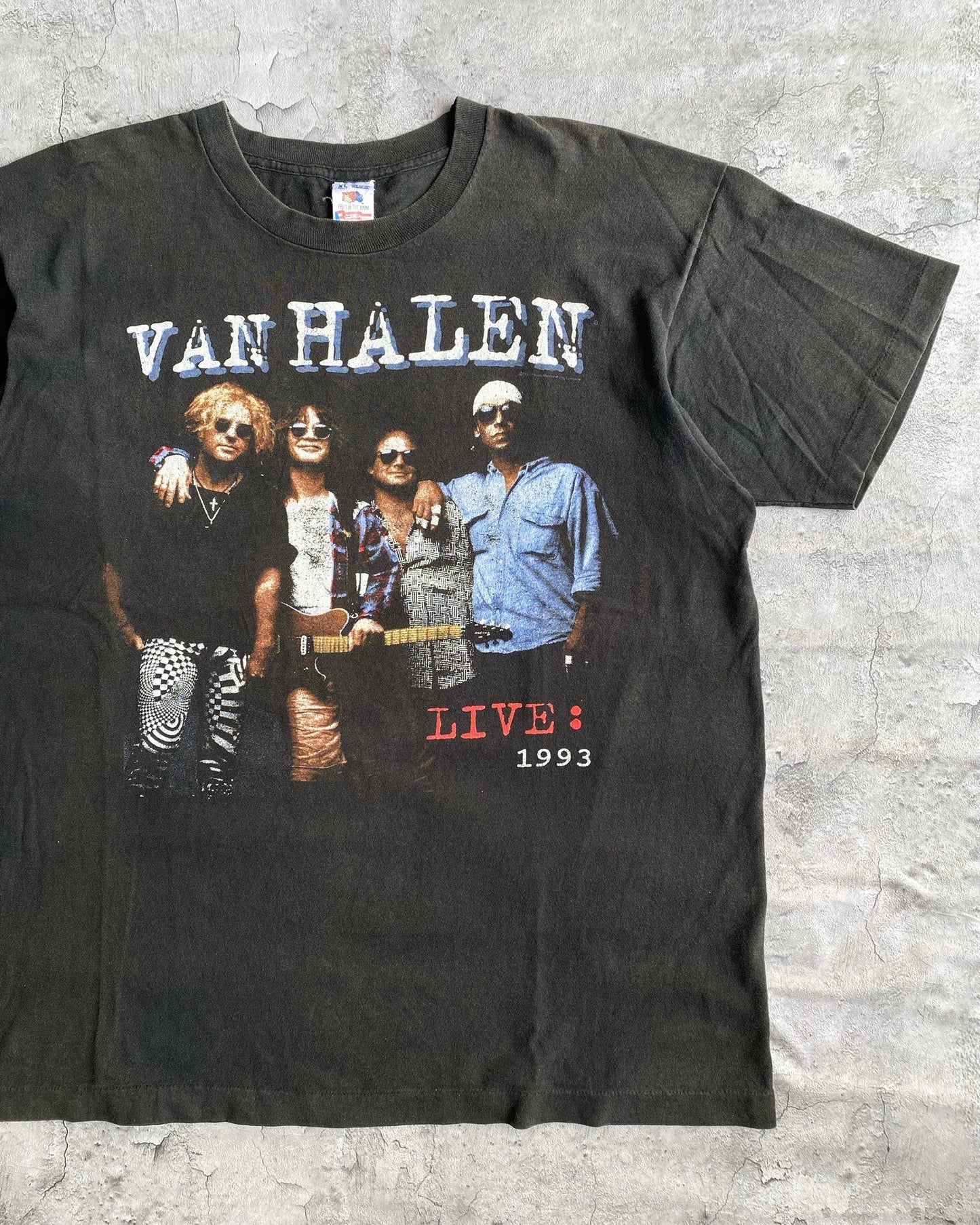1993 VAN HALEN LIVE WORLD TOUR TEE (XL)