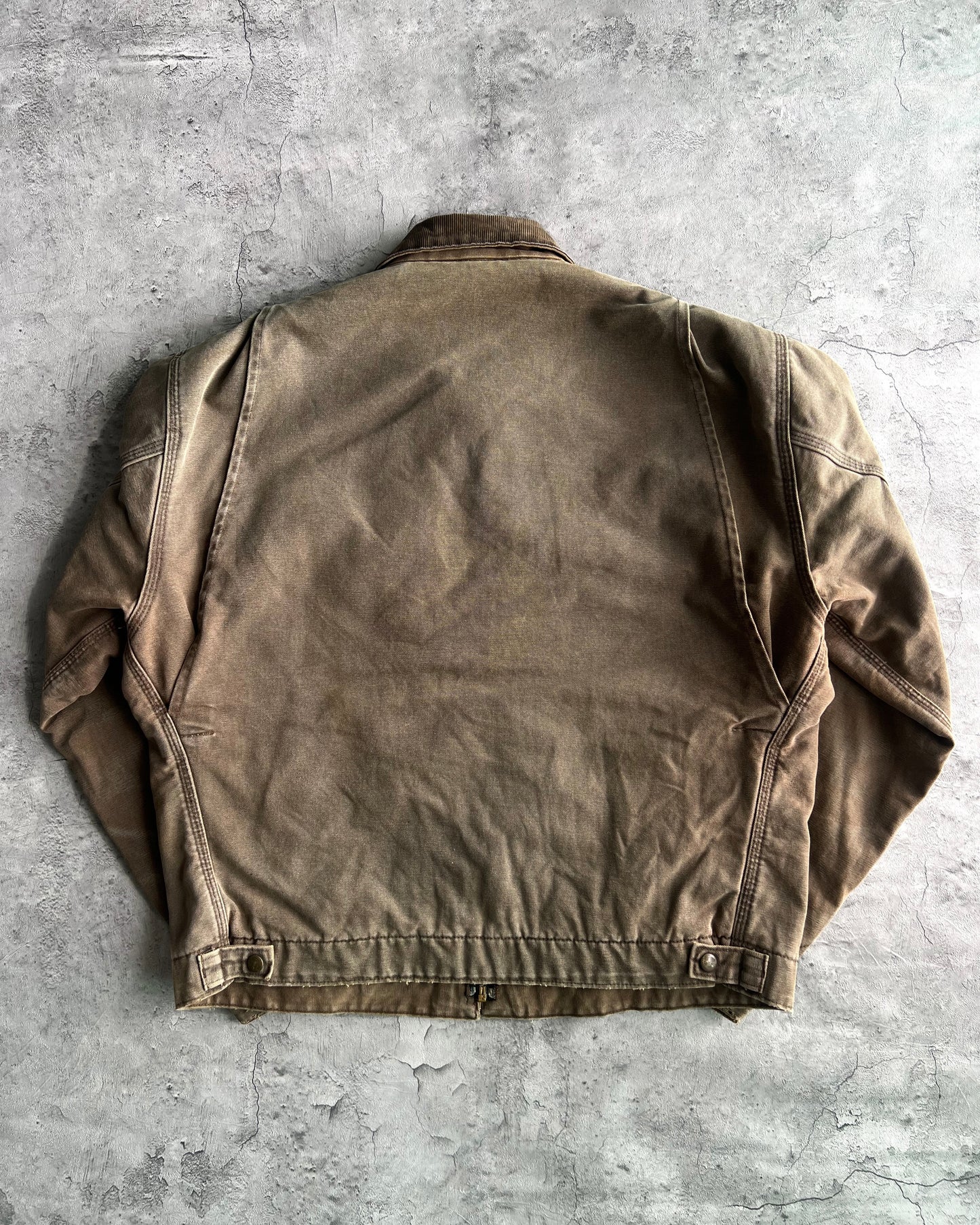 1990S EARTH TONE CARHARTT DETROIT WORK JACKET (L)