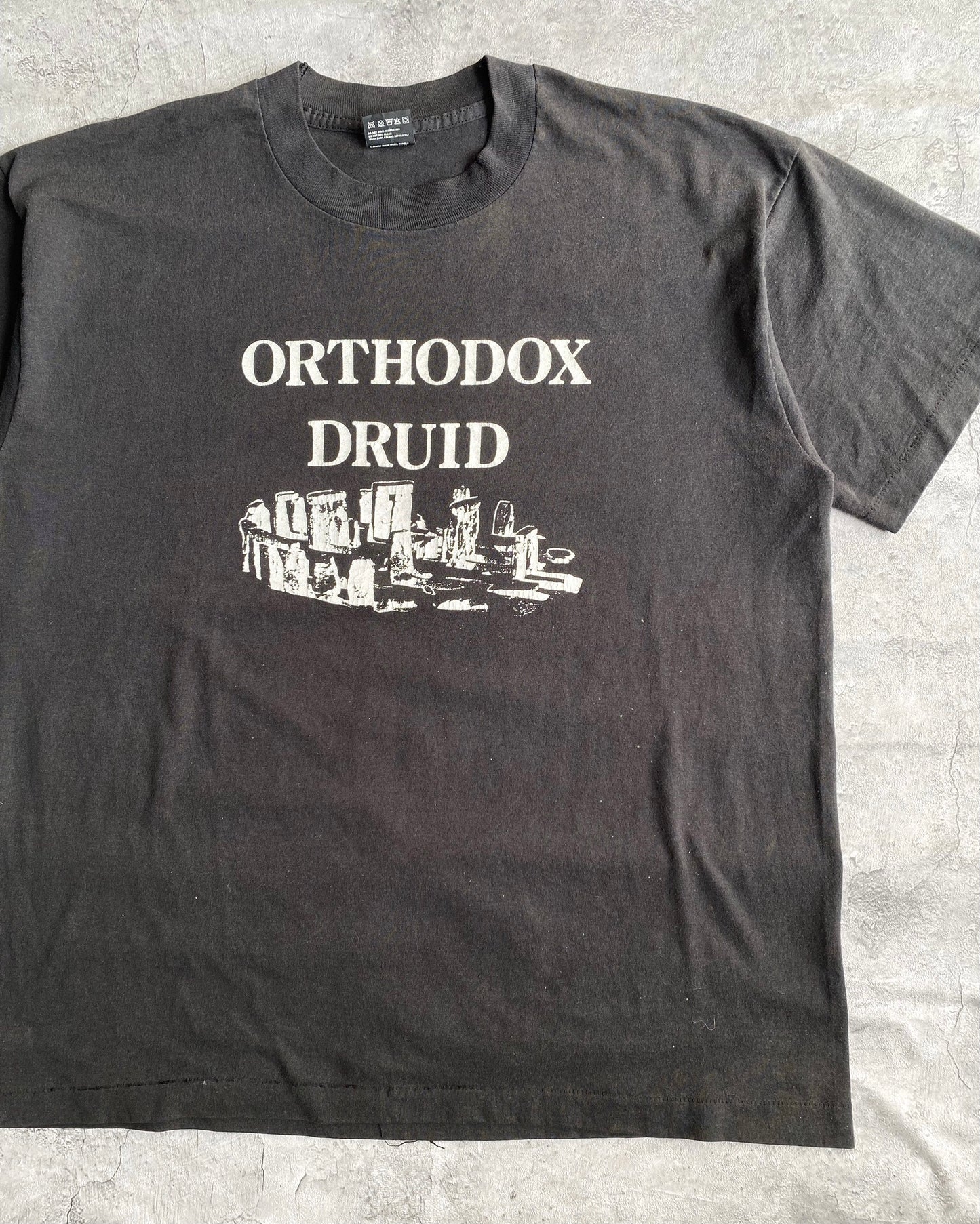 1980S 'ORTHODOX DRUID' SINGLE STITCHED TEE (XL)