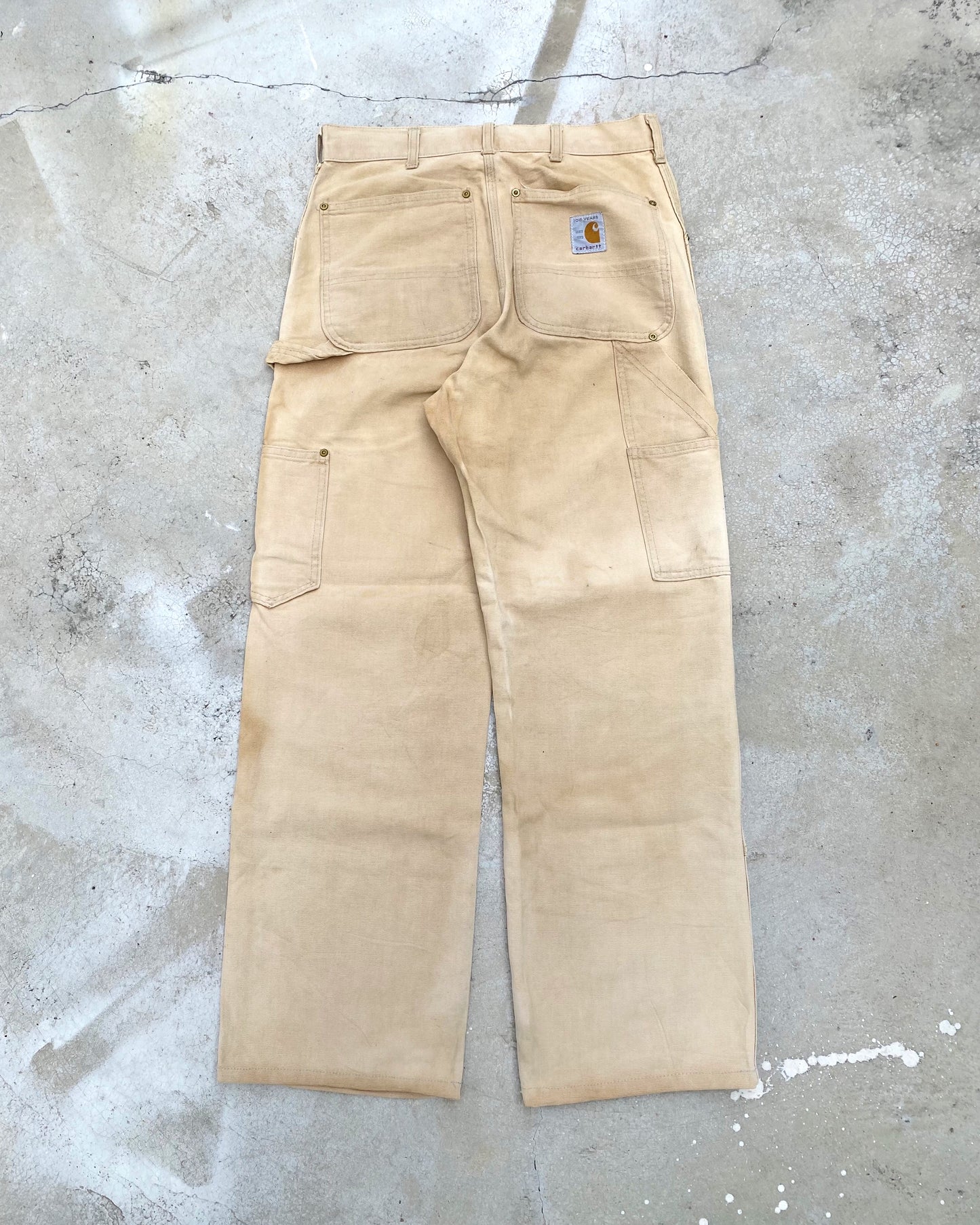 1989 SUN FADED CARHARTT DOUBLE KNEE PANTS (31X34)