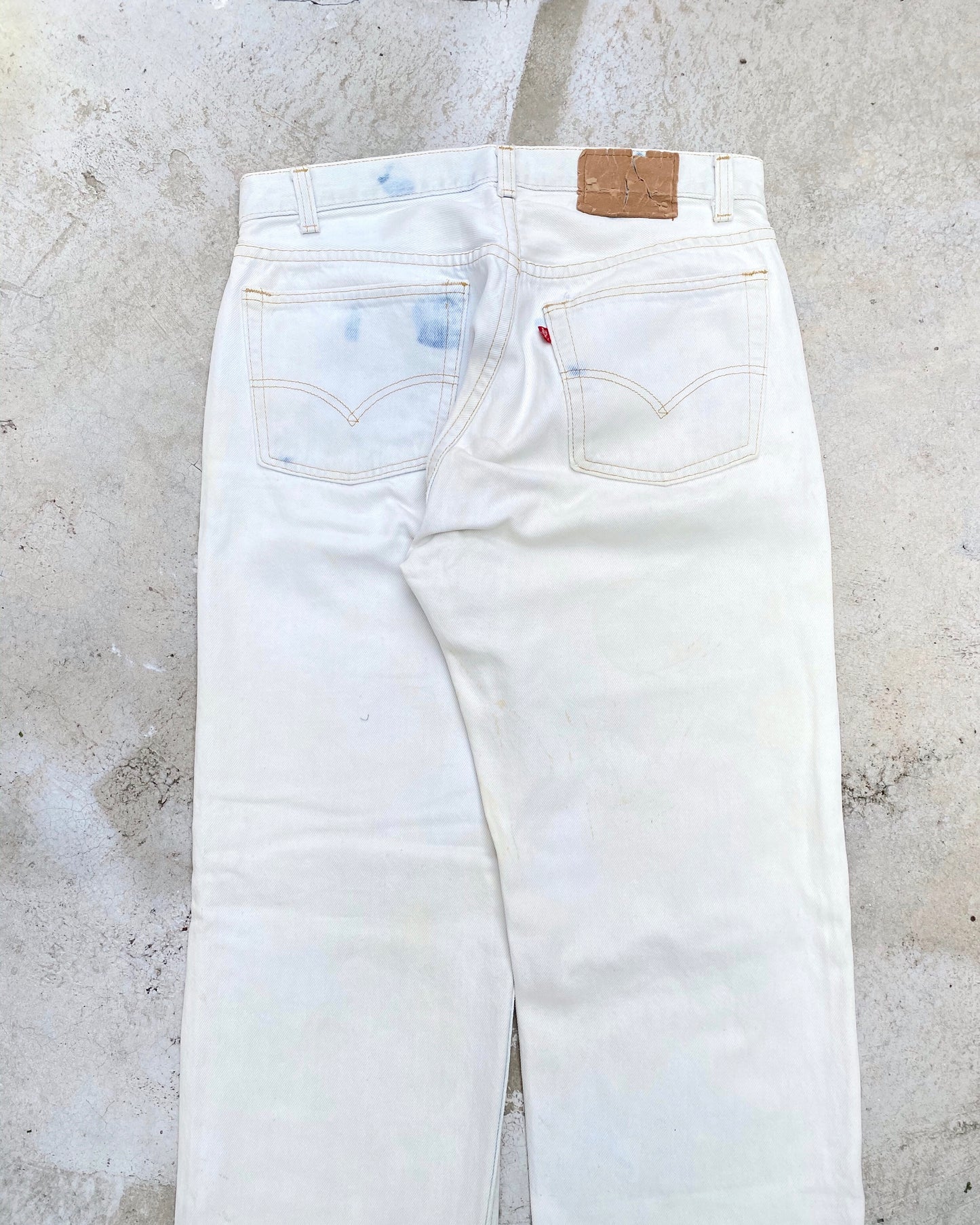 1980s Levi’s 501 Bleached & Patched Jeans