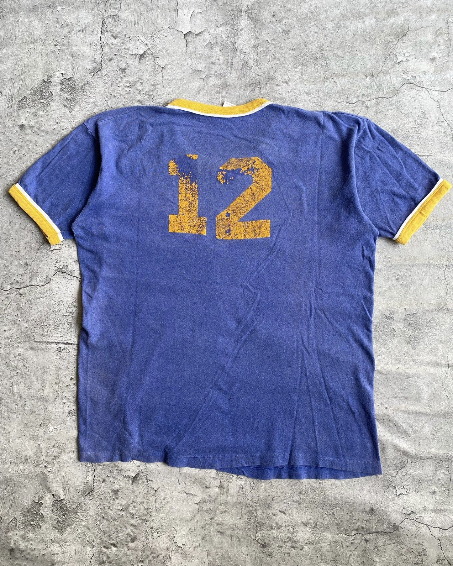 1970S 'NCAR 12" RUSSELL RINGER TEE (S/M)