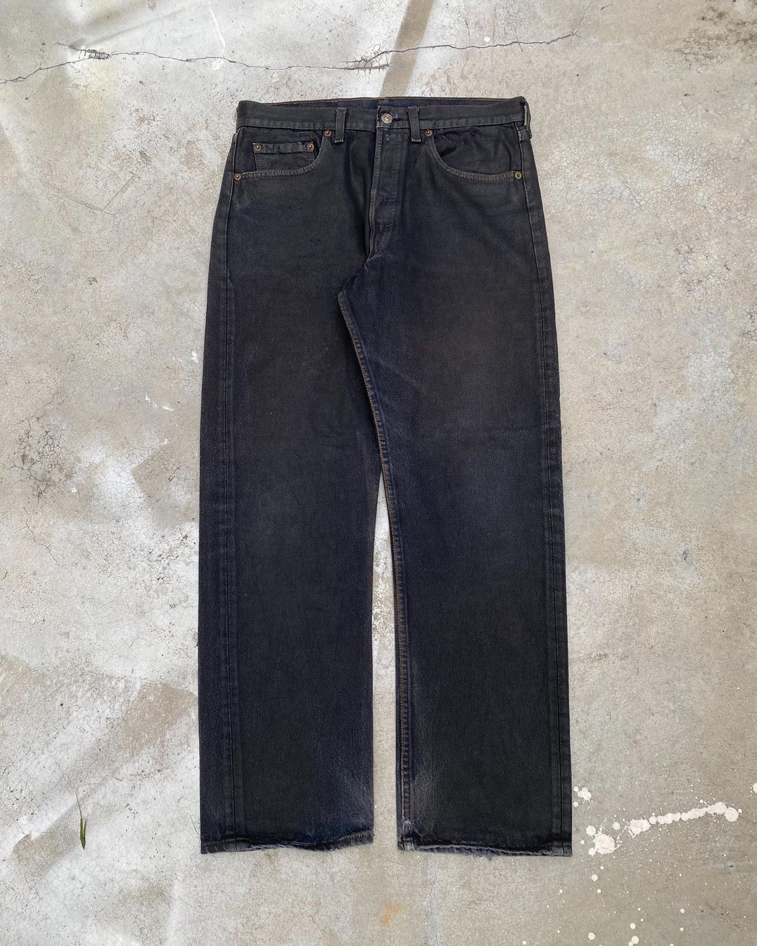 1990s Levi’s 501 Waxed Jeans