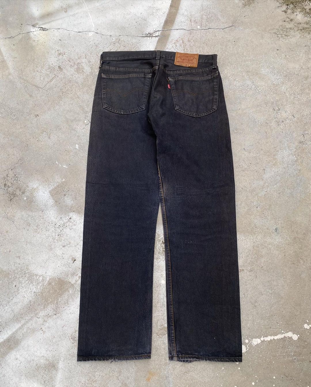 1990s Levi’s 501 Waxed Jeans
