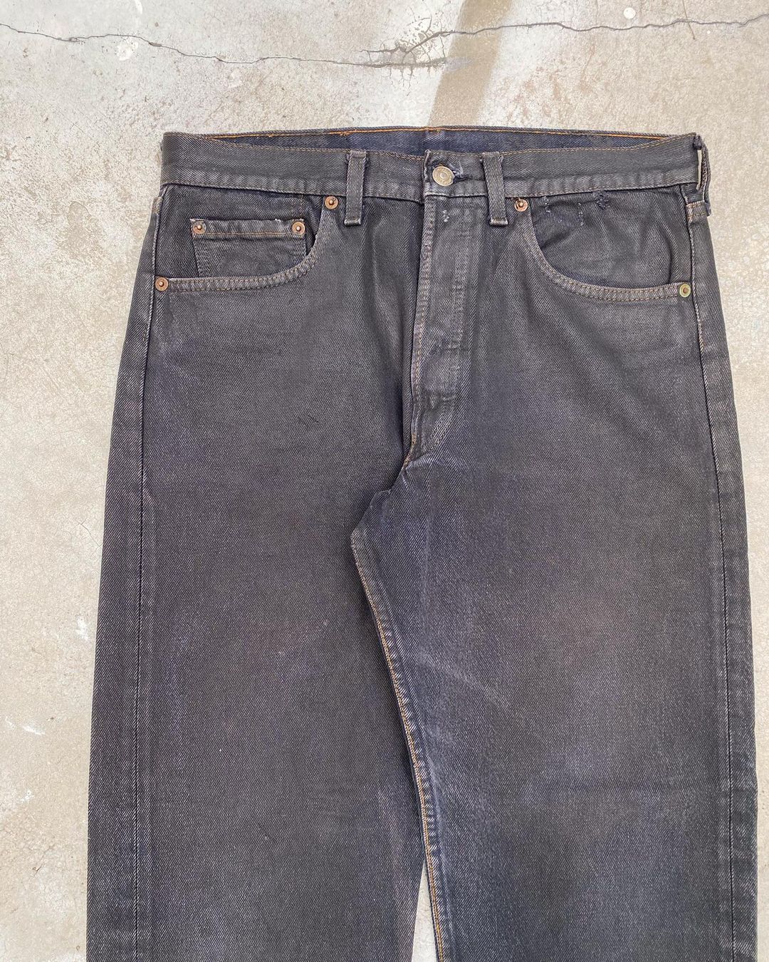 1990s Levi’s 501 Waxed Jeans